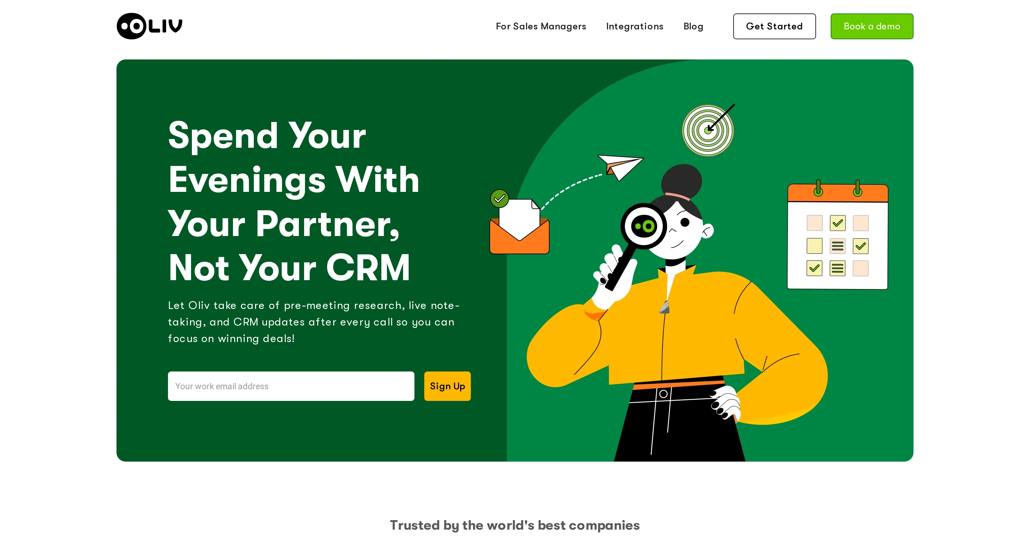 Oliv website