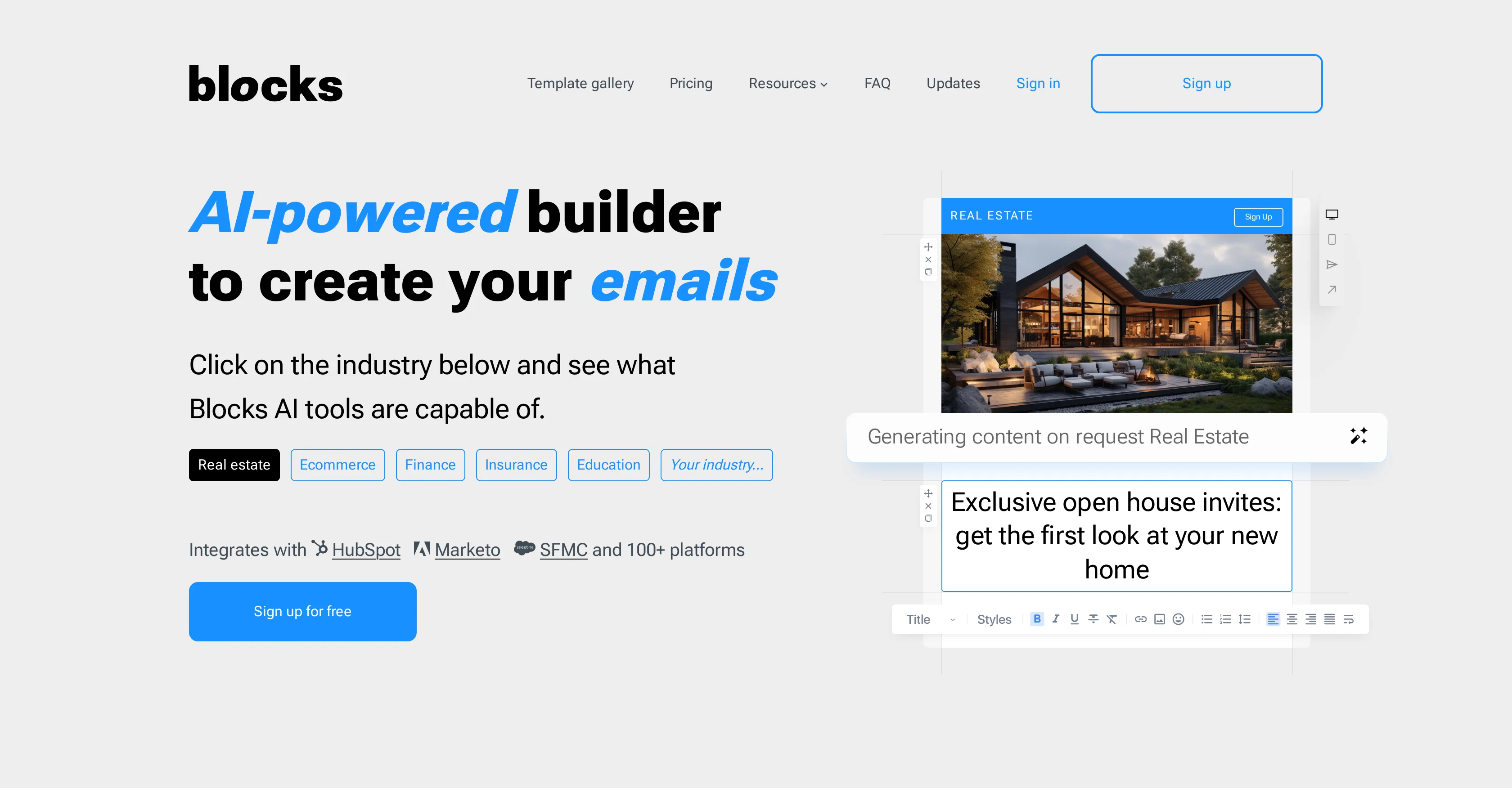 Blocks website