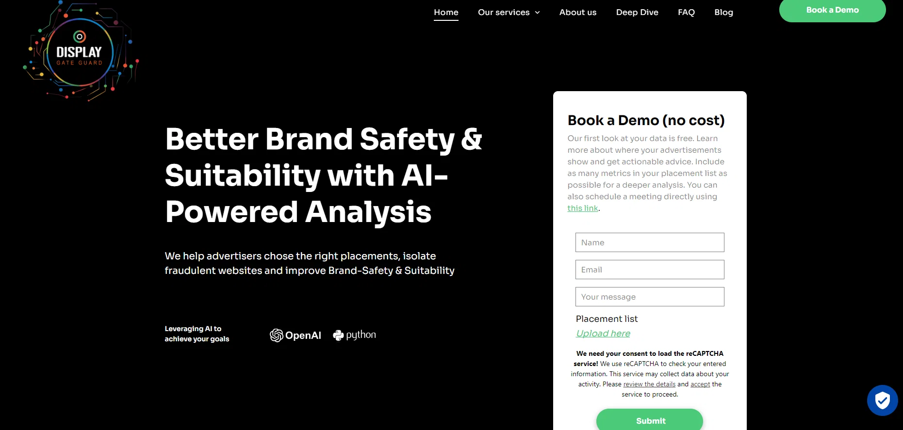 Display Gate Guard website