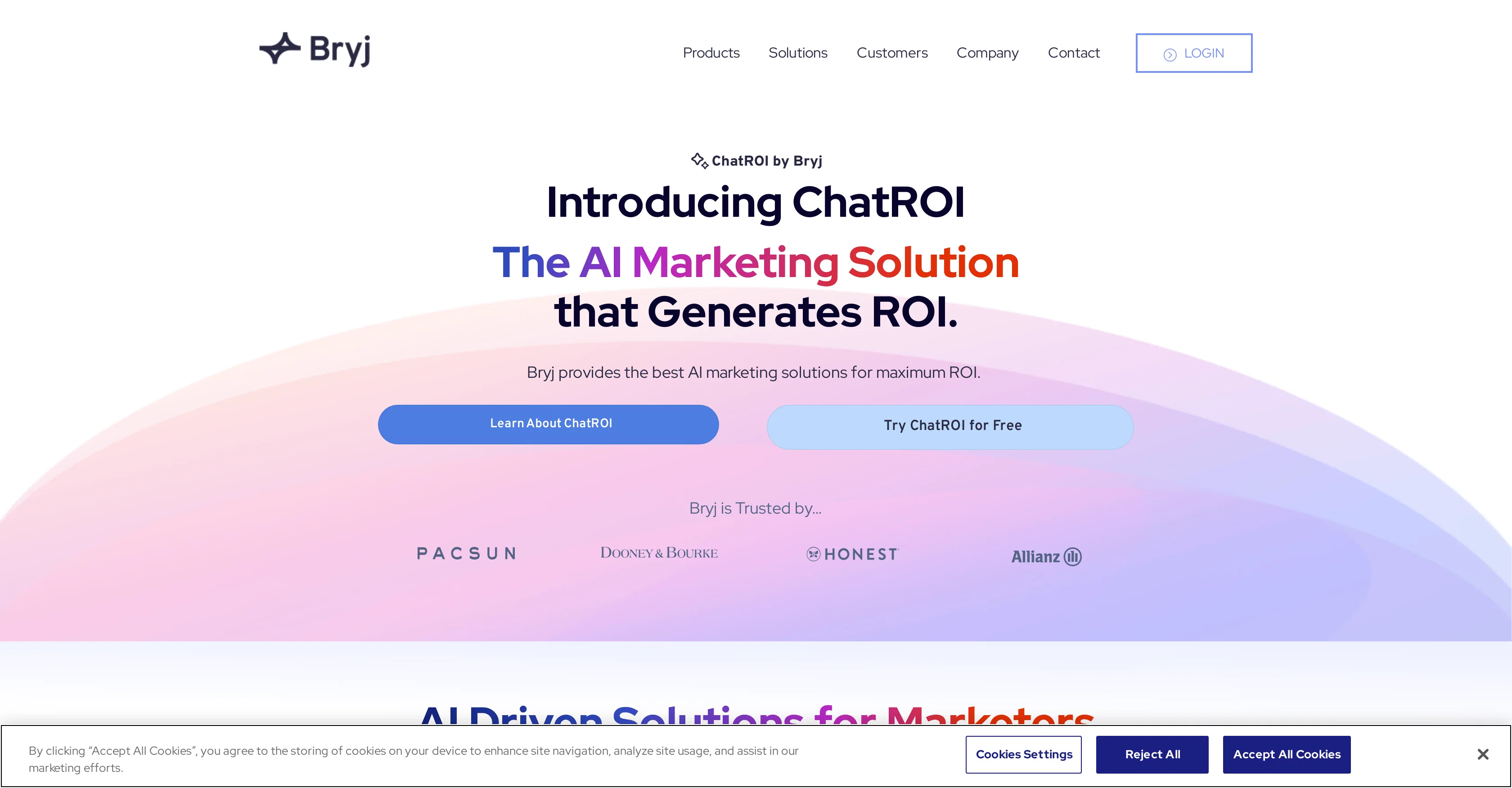 Bryj - ChatROI website
