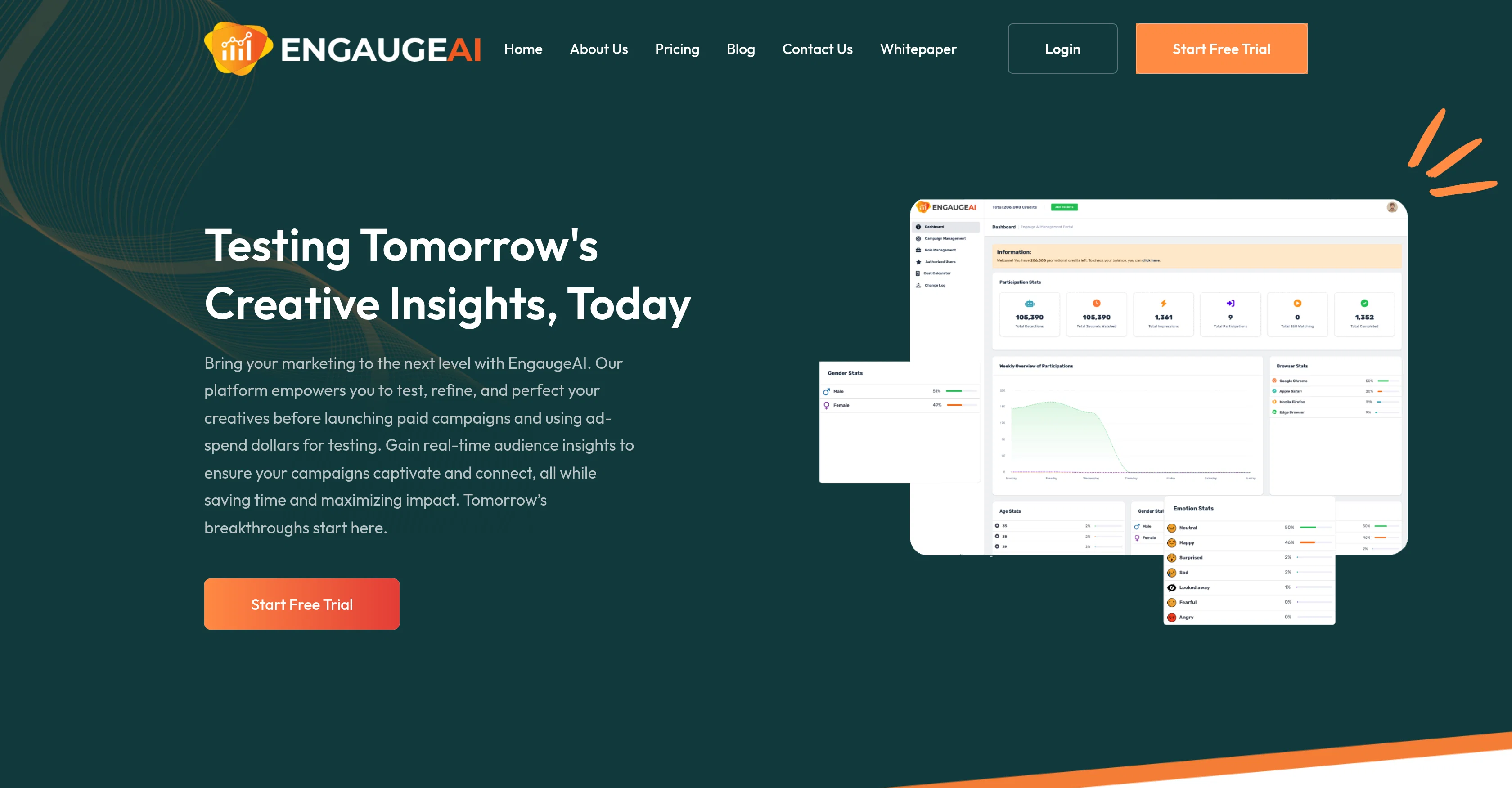 Engauge AI website
