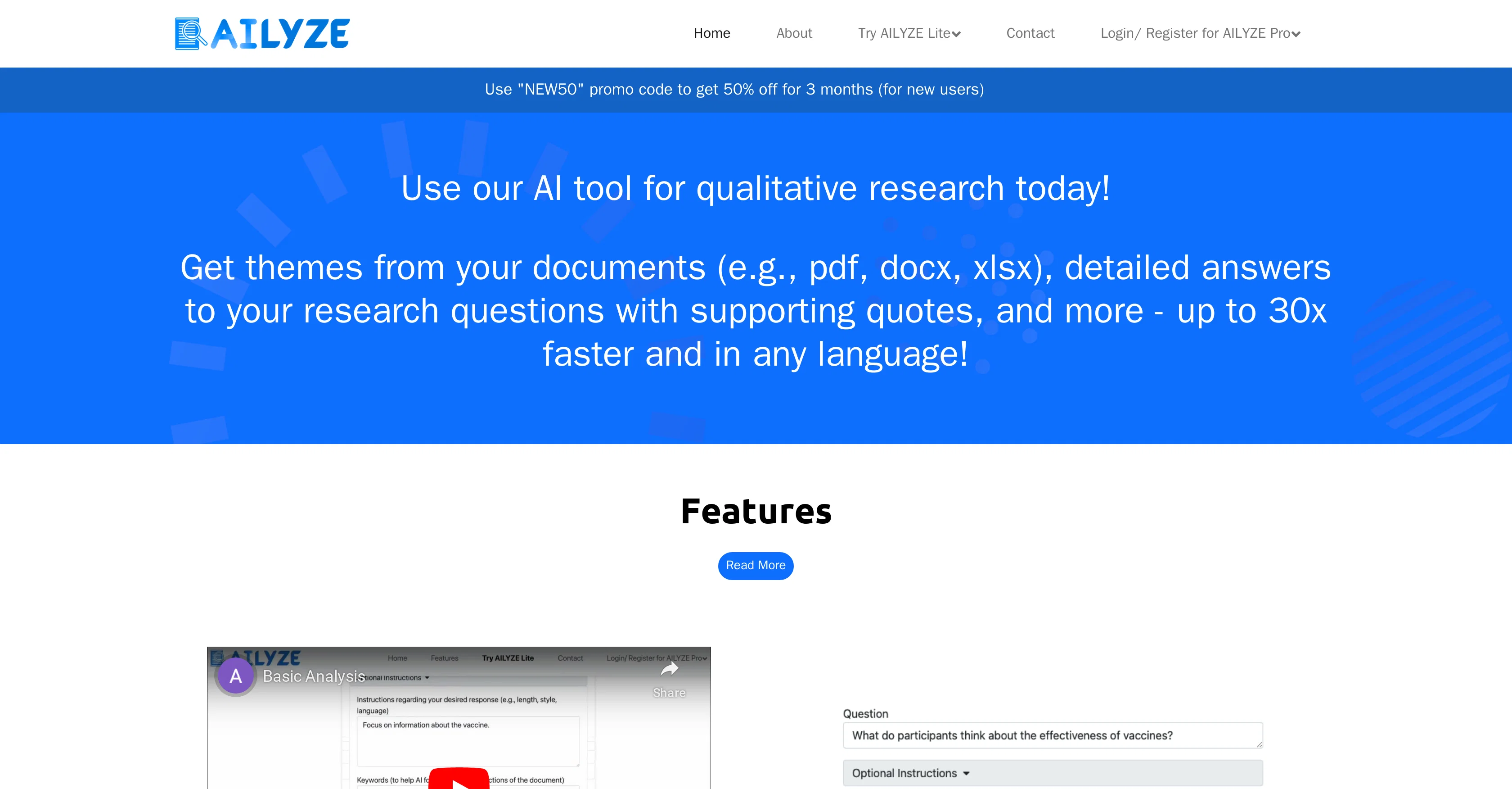 AILYZE website
