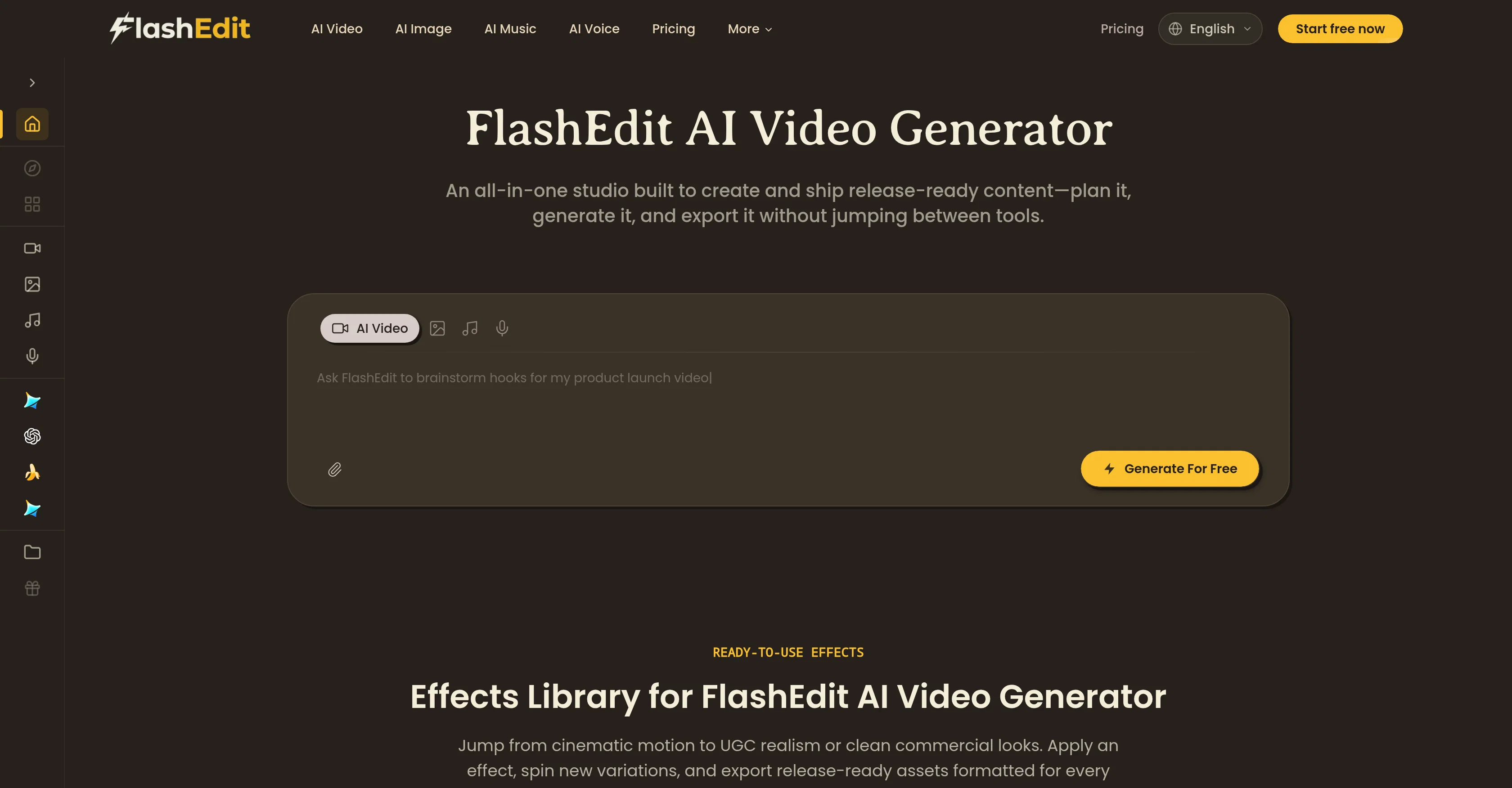 FlashEdit website