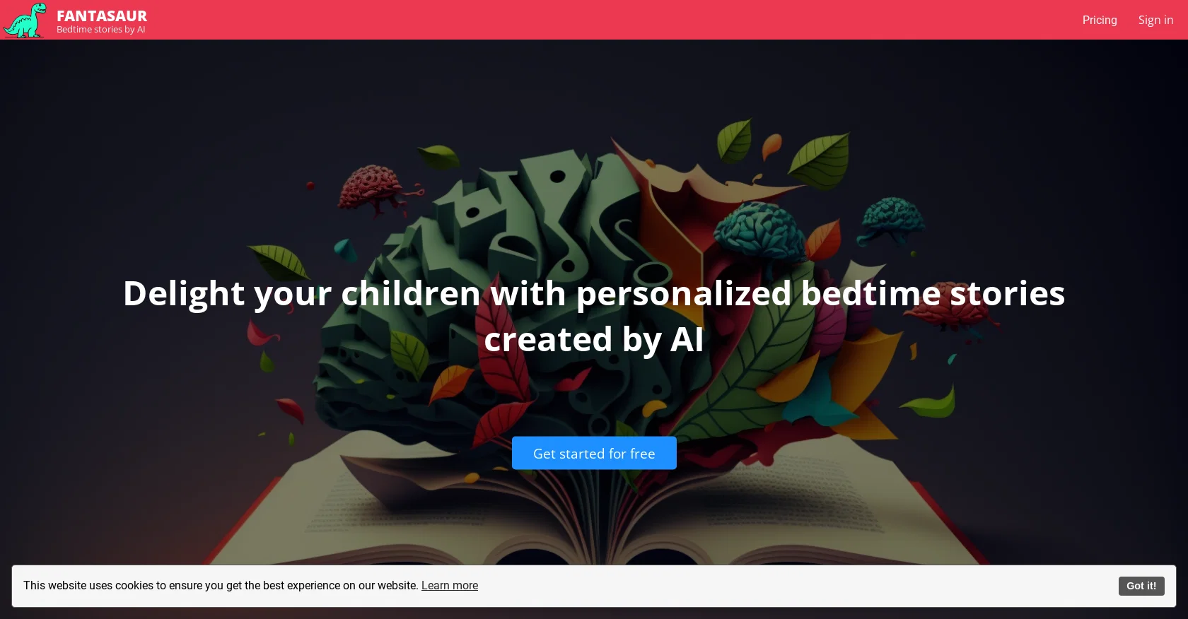Fantasaur website