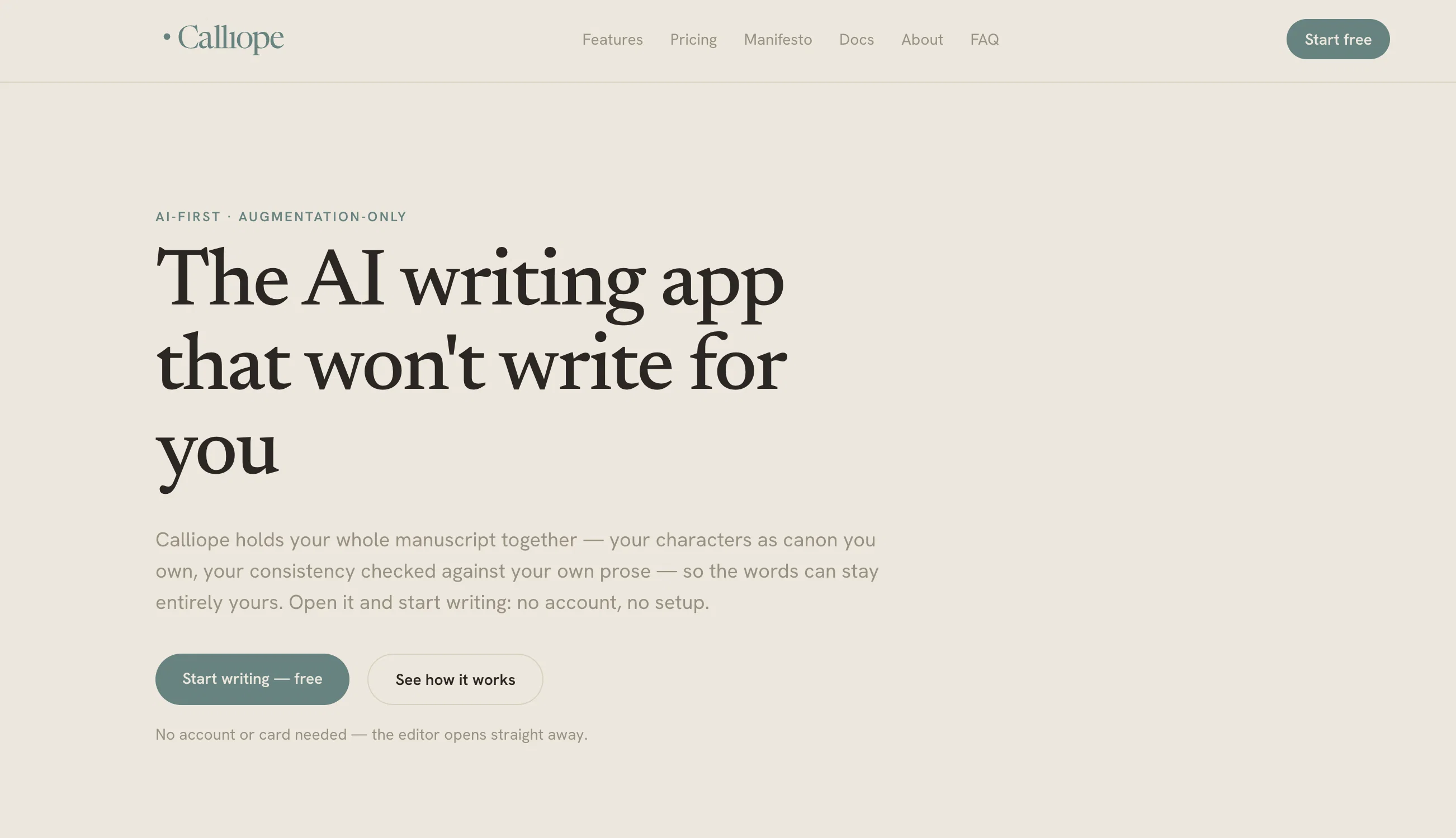 Calliope website