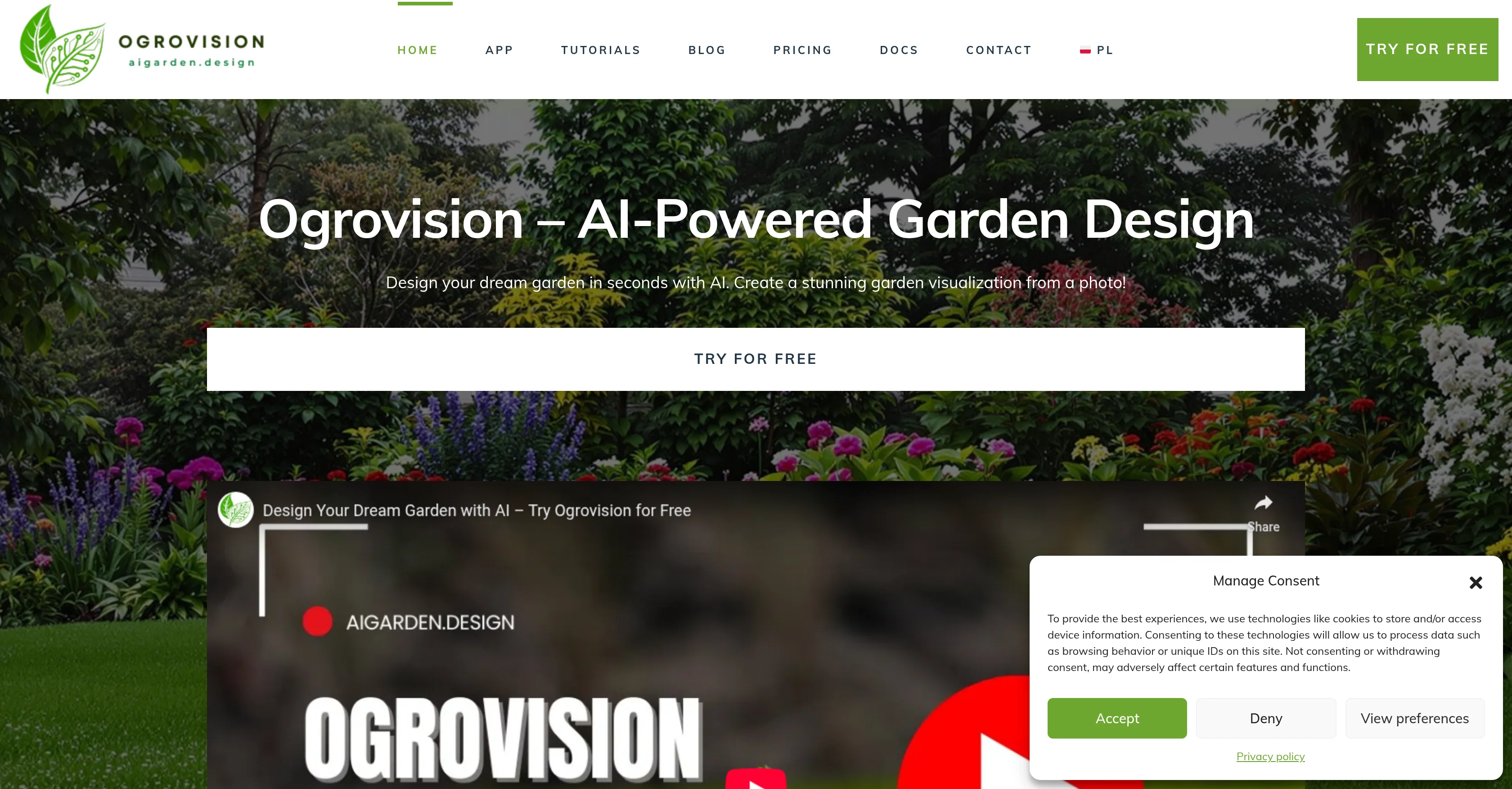 Ogrovision website