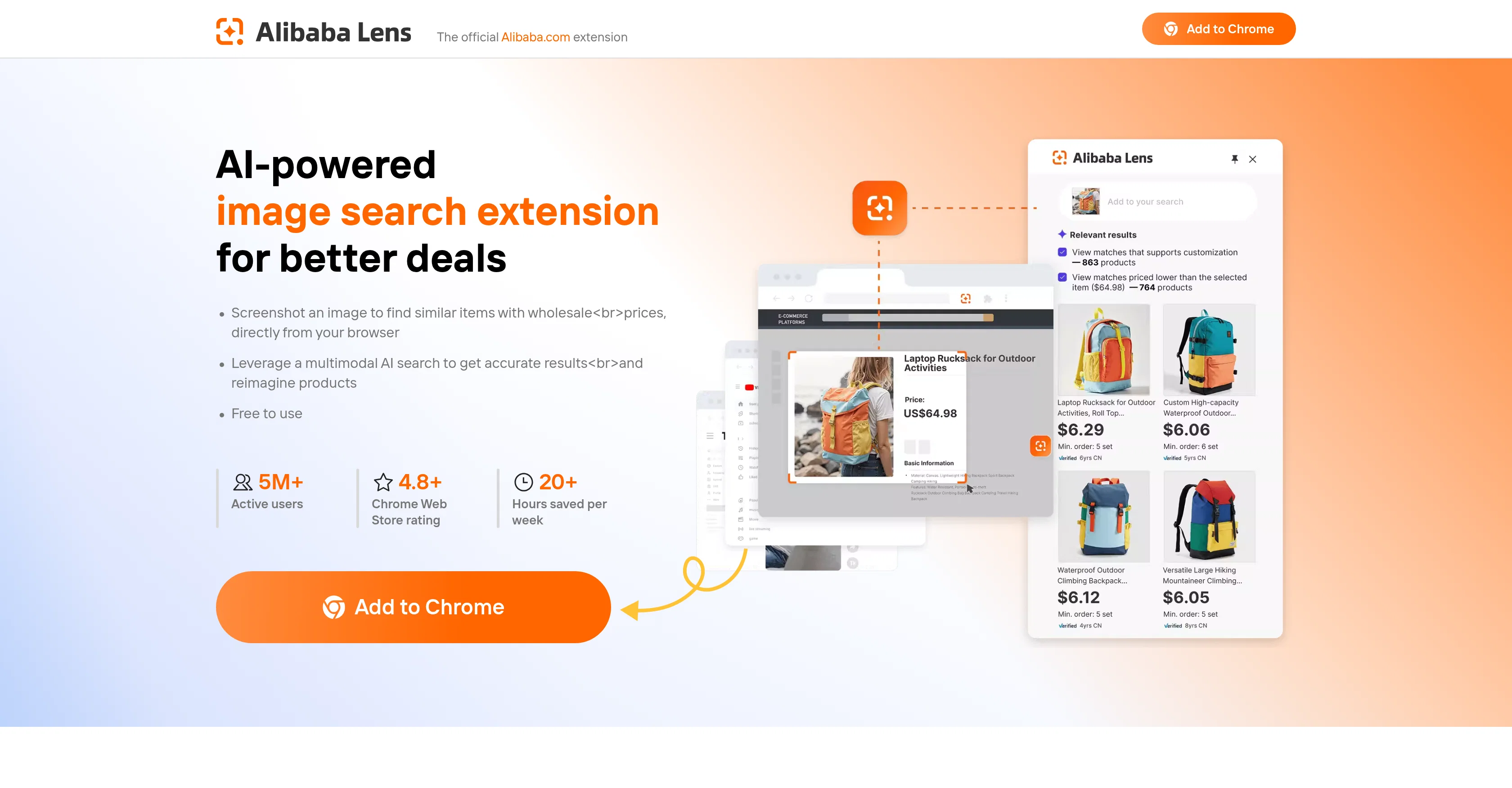 Alibaba Lens website