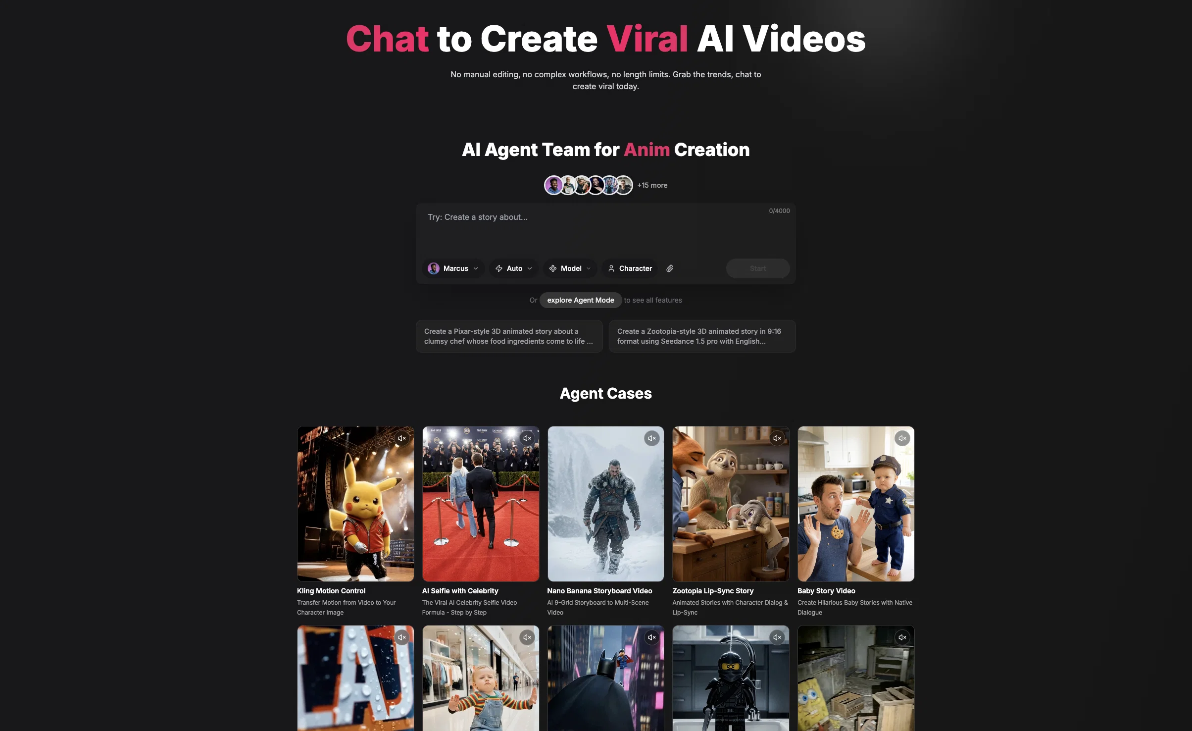 Chraft AI website