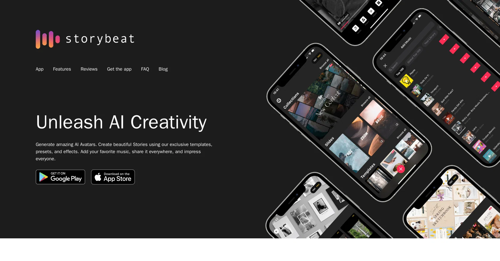 Storybeat website