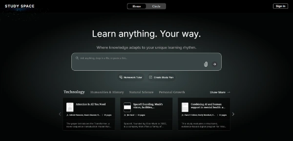 Study Space AI