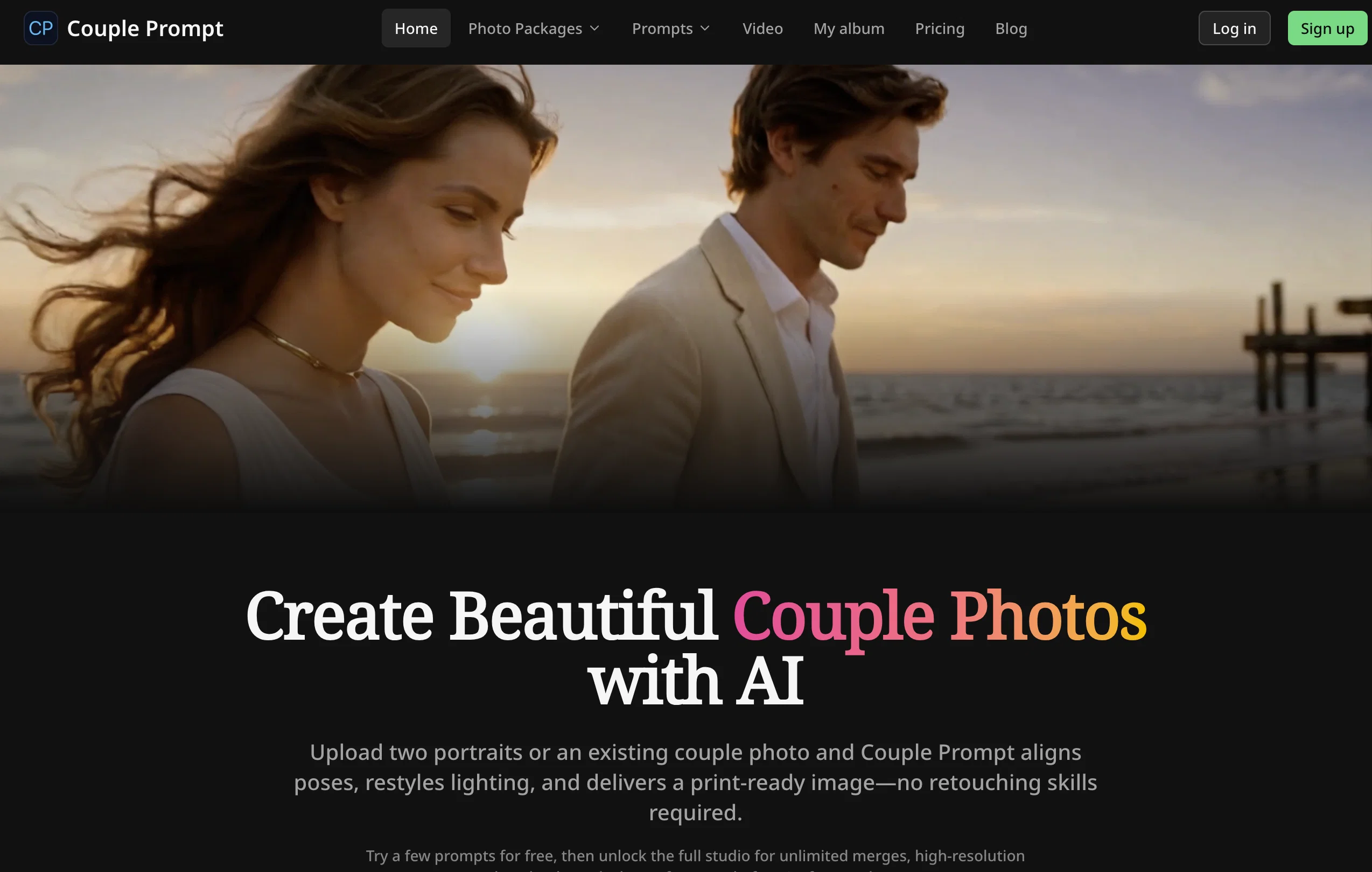 Couple Prompt website