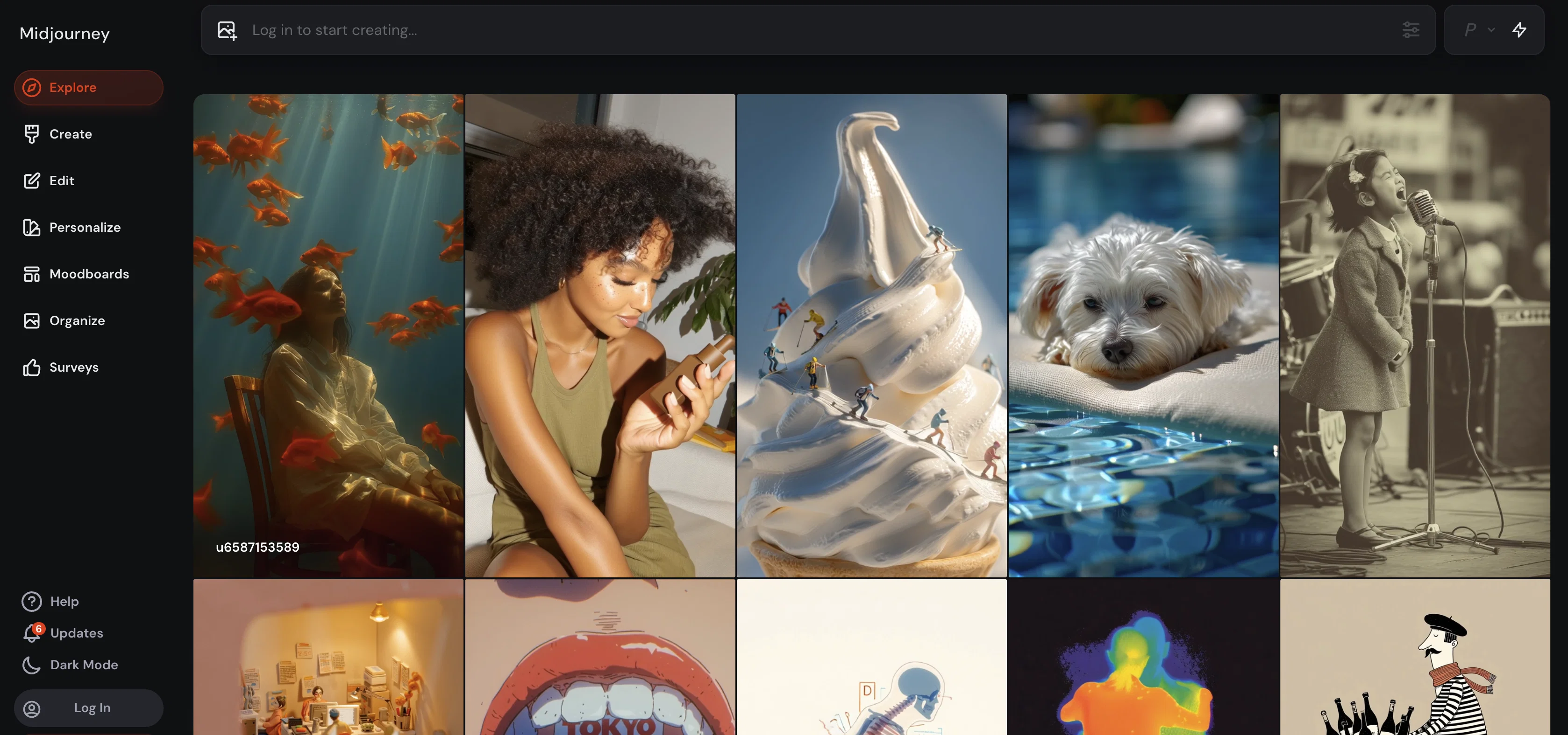 Midjourney Video website