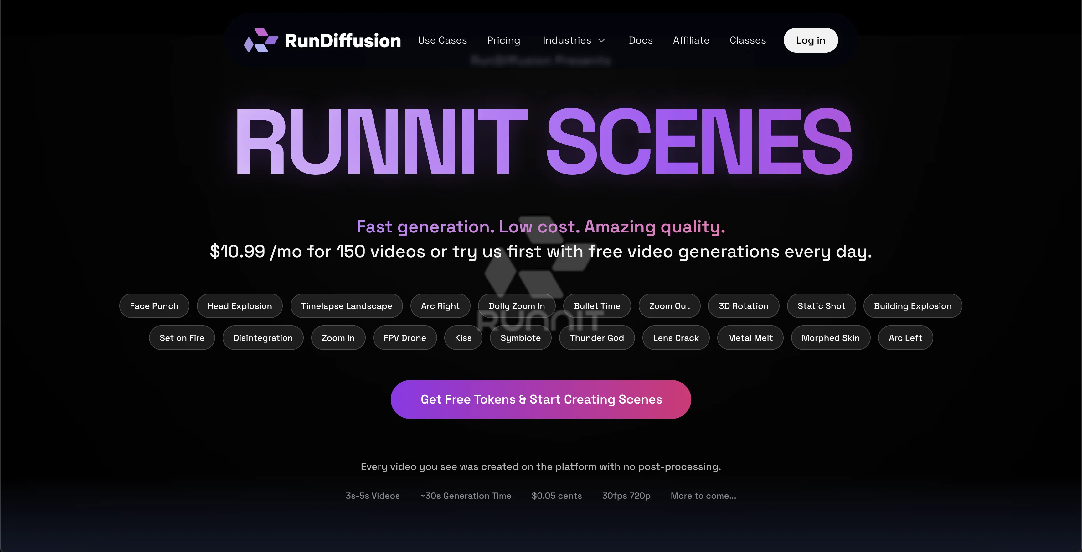 RunDiffusion website