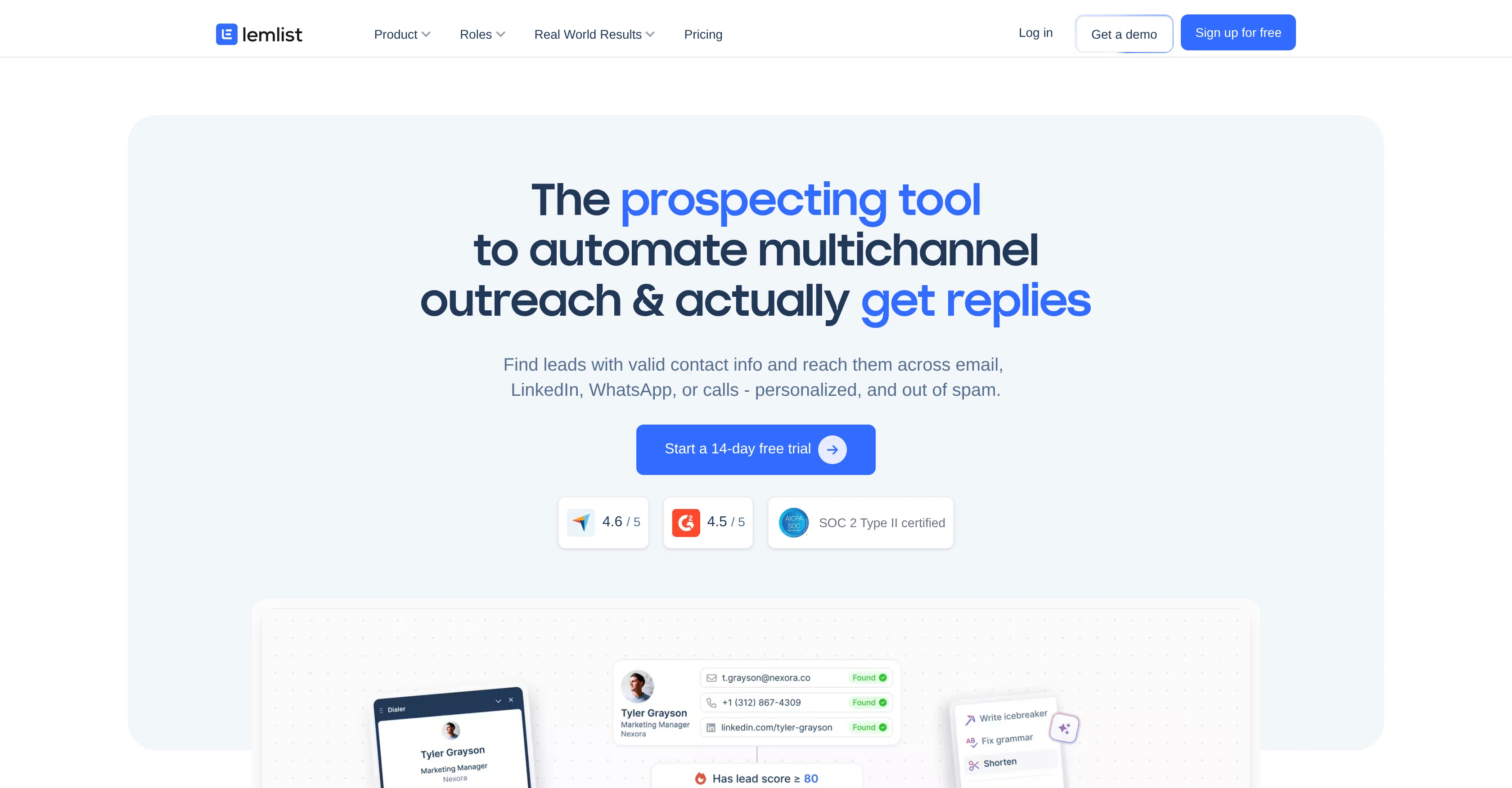 lemlist website