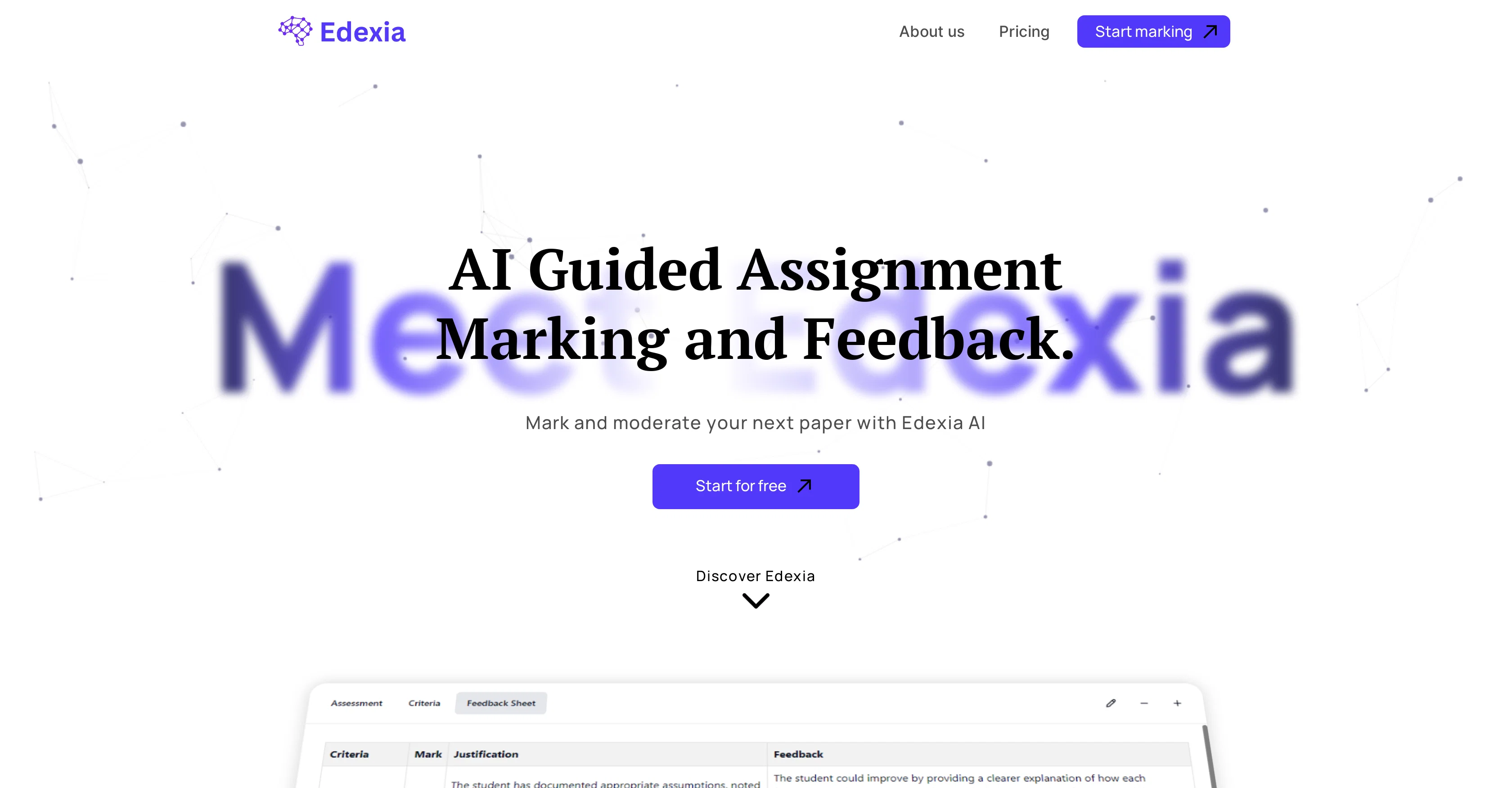 Edexia website