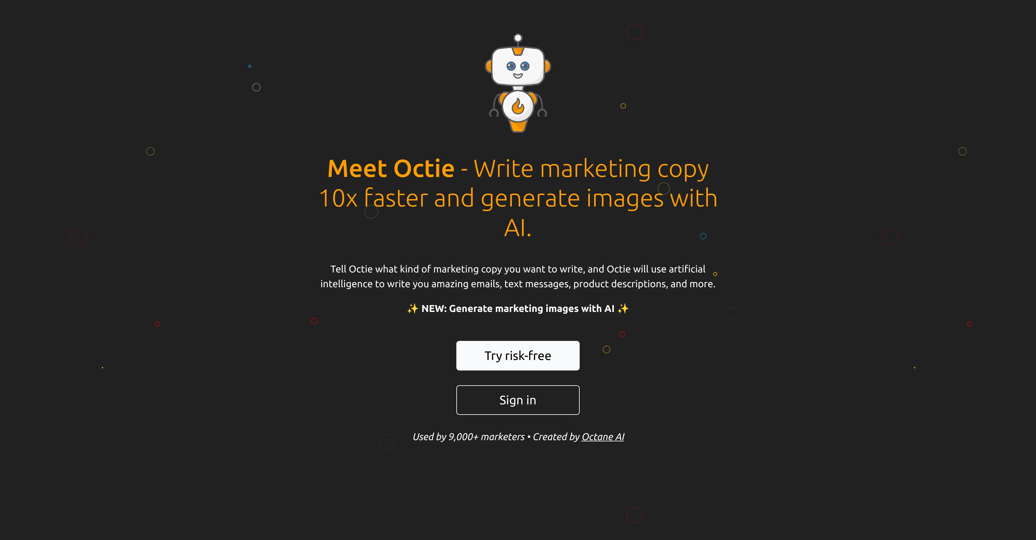 Octie.ai website