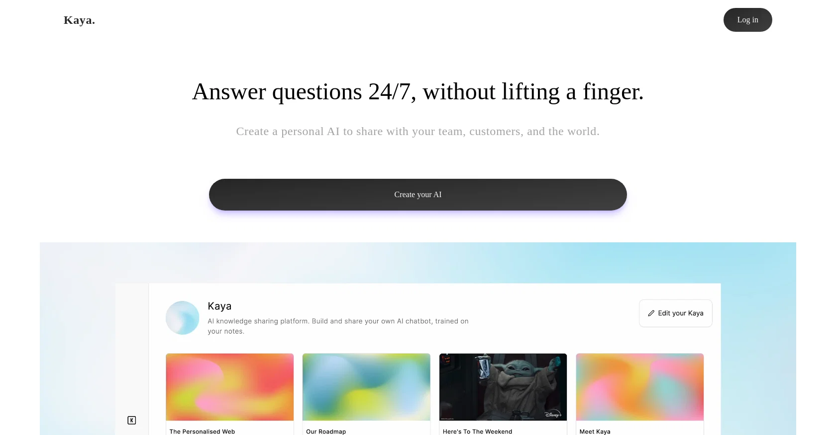 Kaya website
