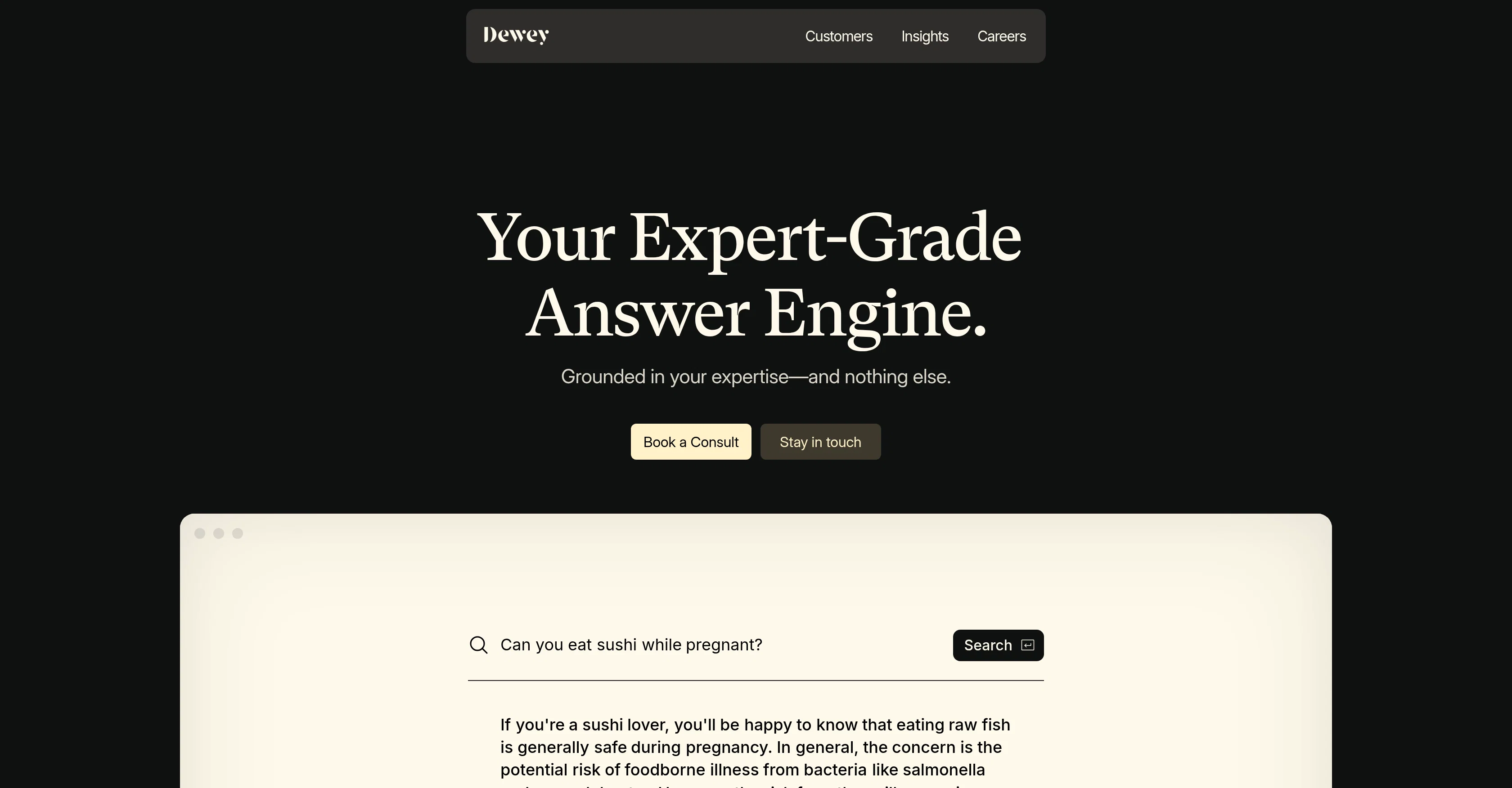 Dewey website