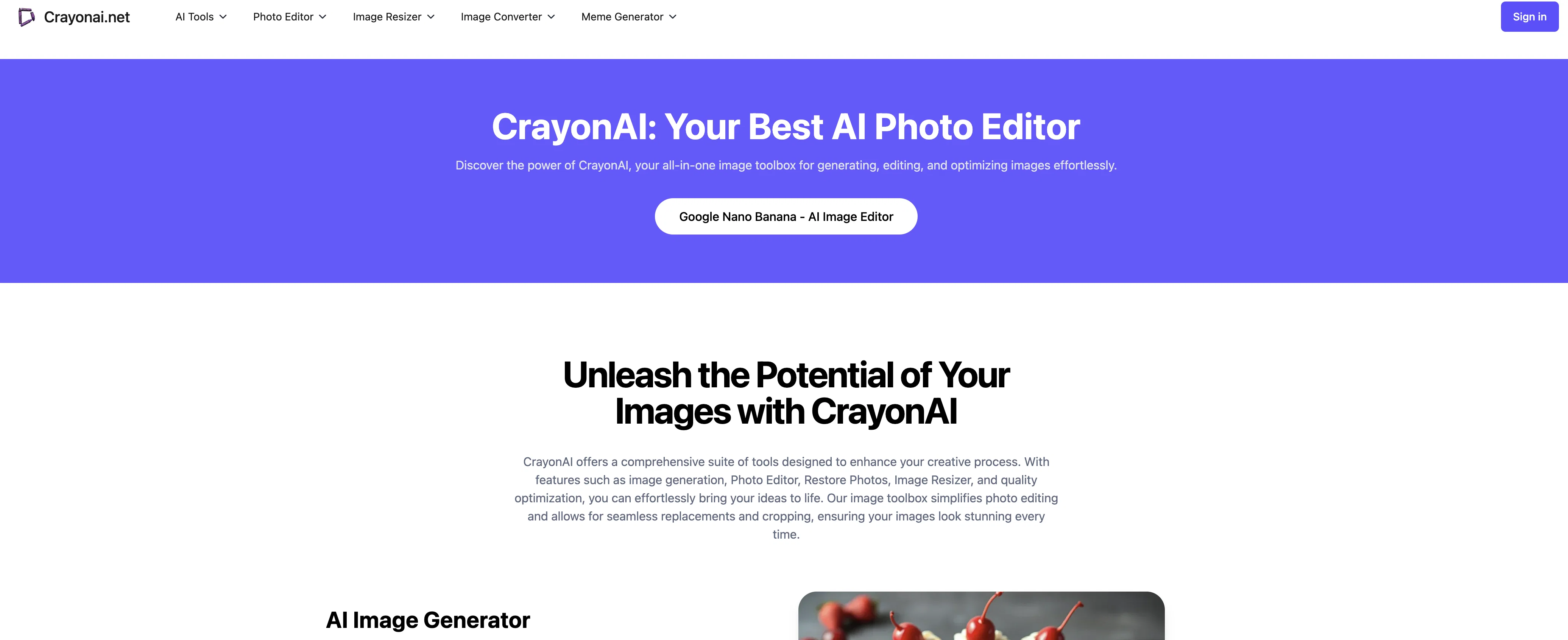 Crayon AI website