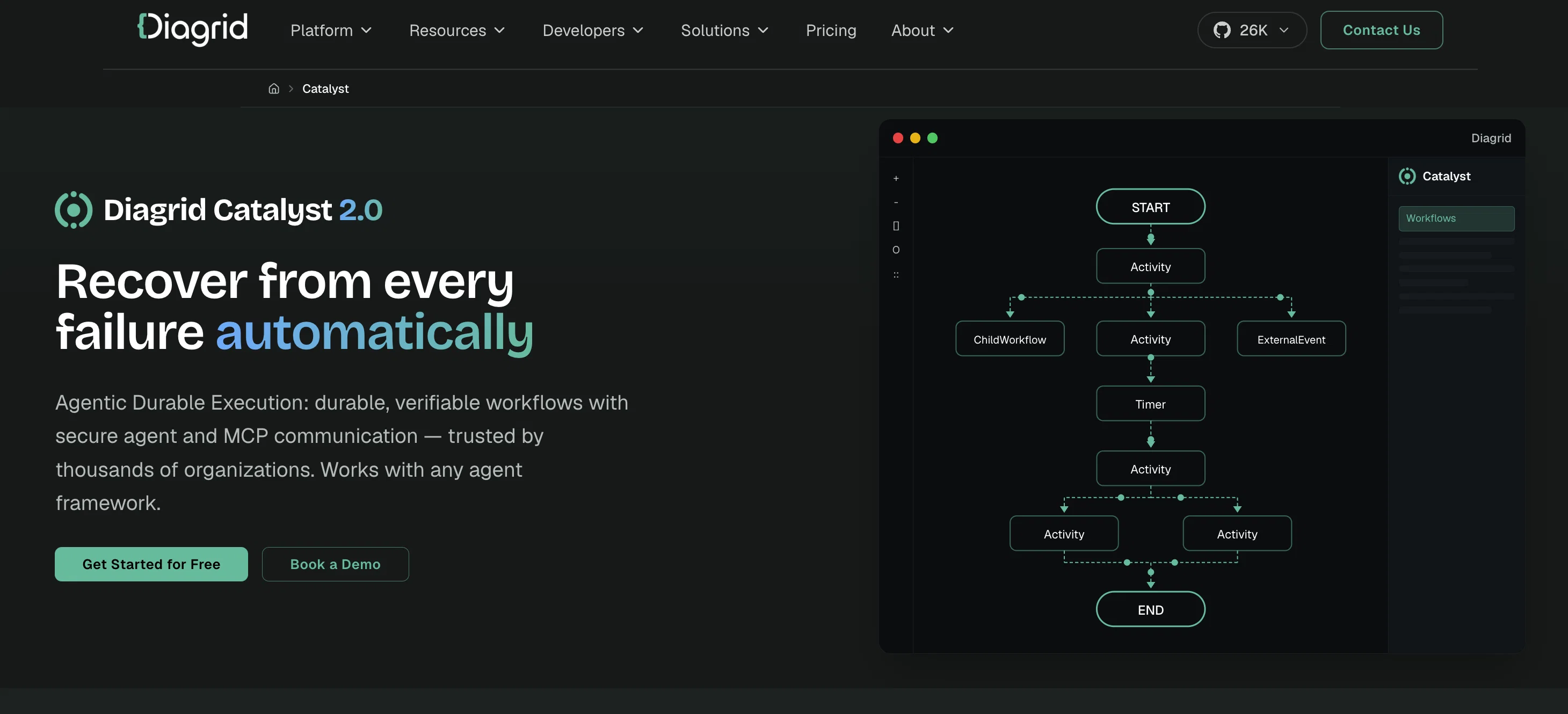 Diagrid Catalyst website
