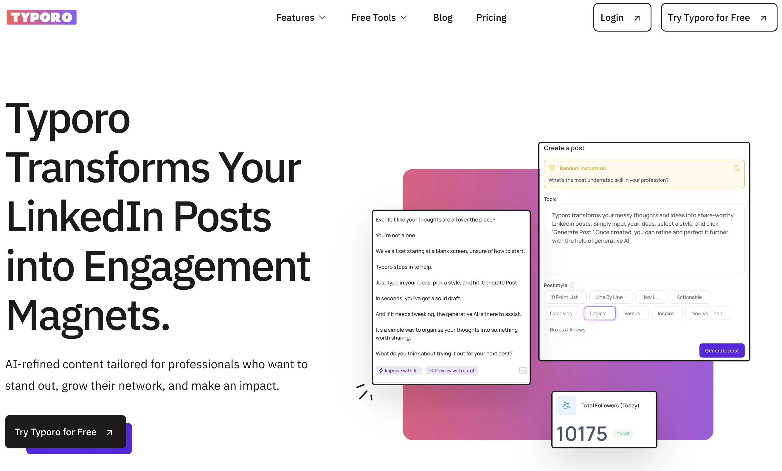 Typoro website
