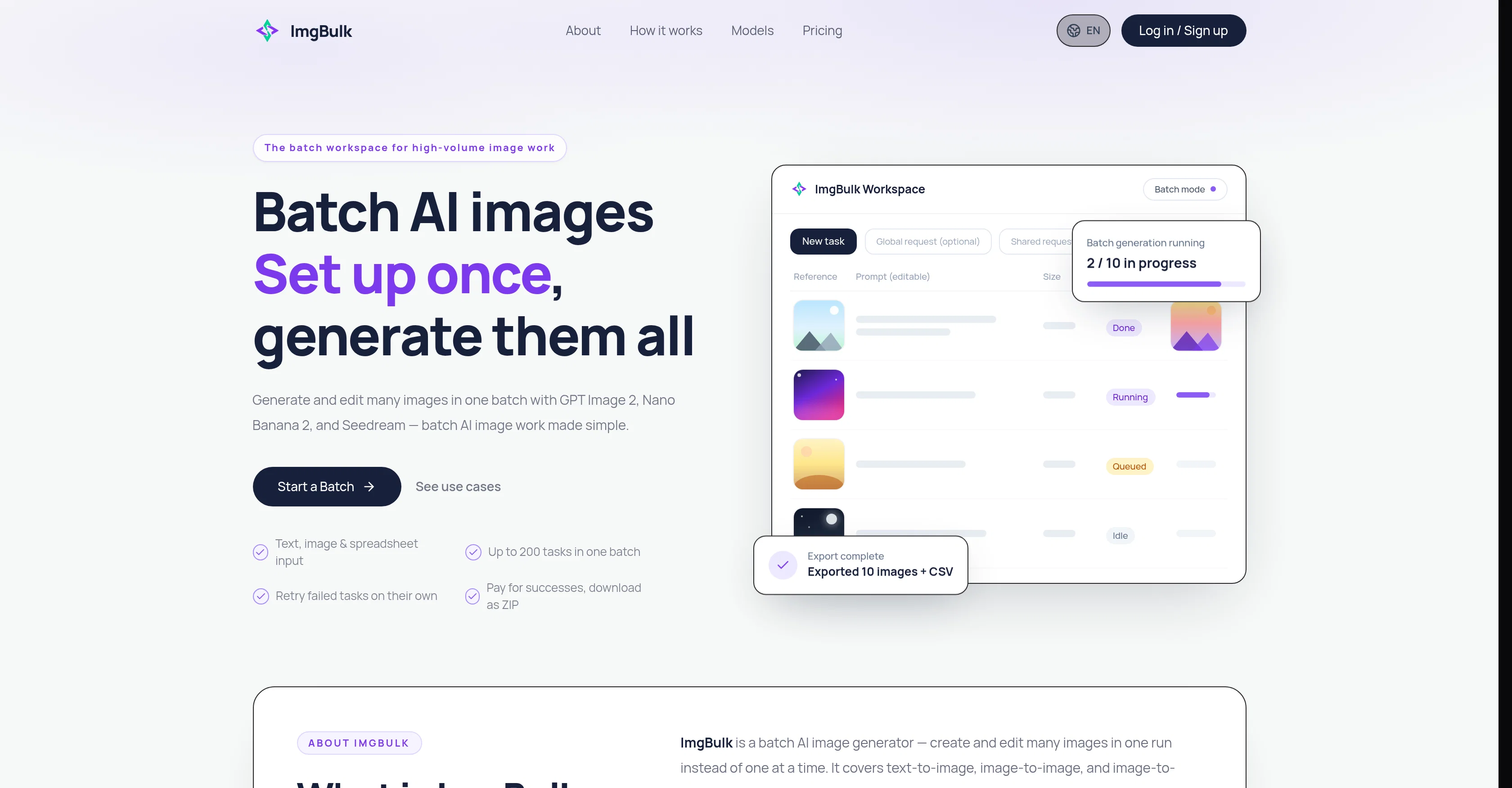 ImgBulk website