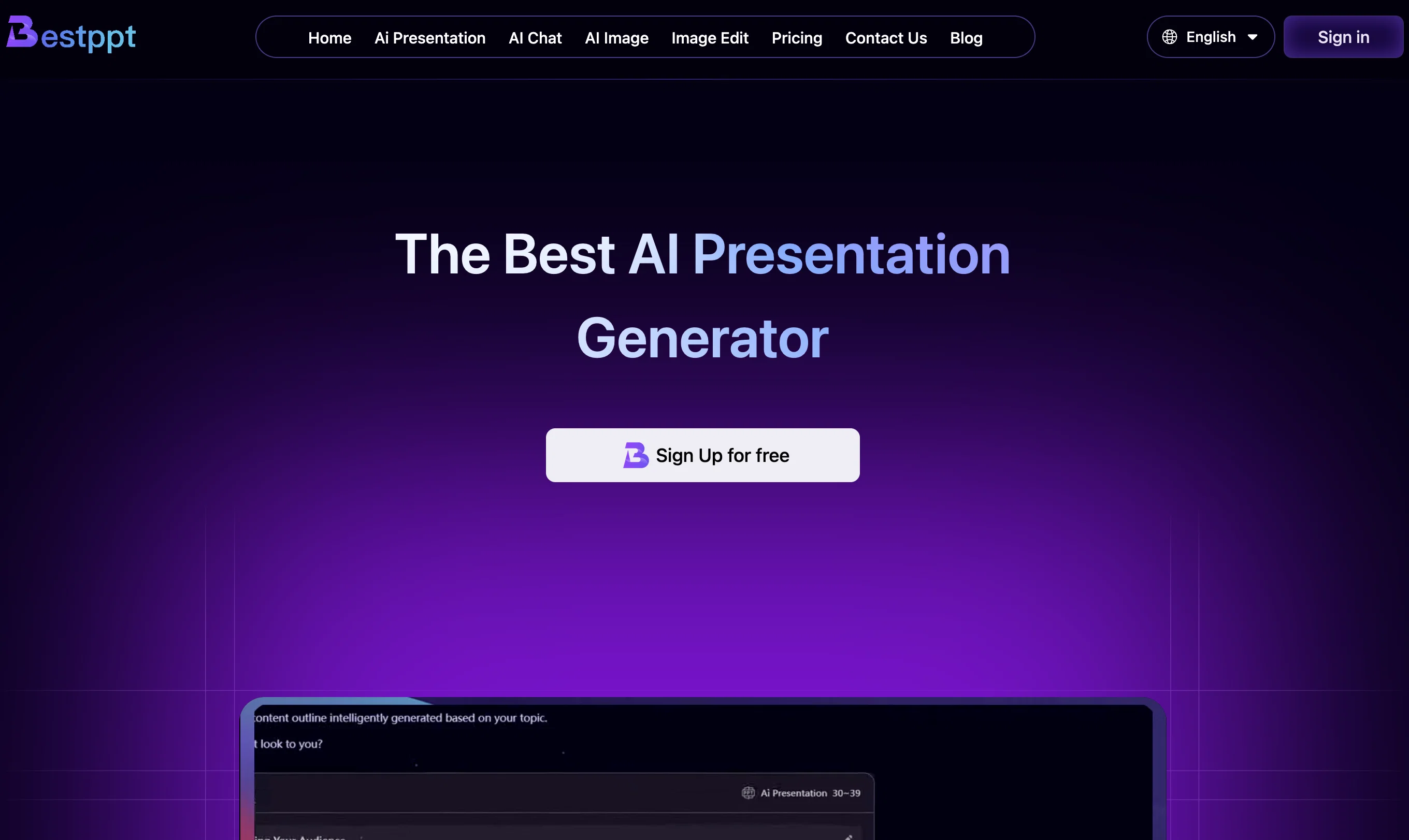 Bestppt.ai website