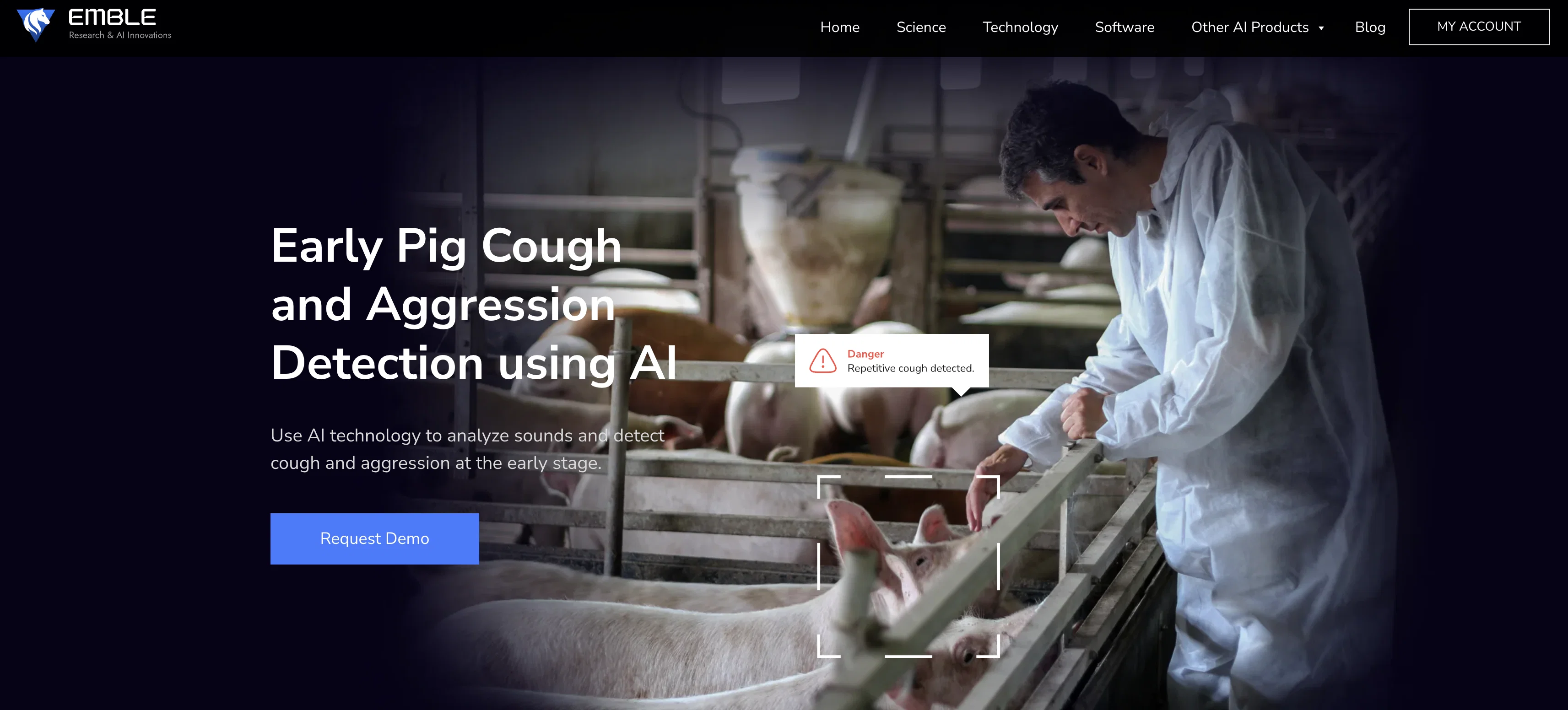 Emble Pro Piggs.AI website
