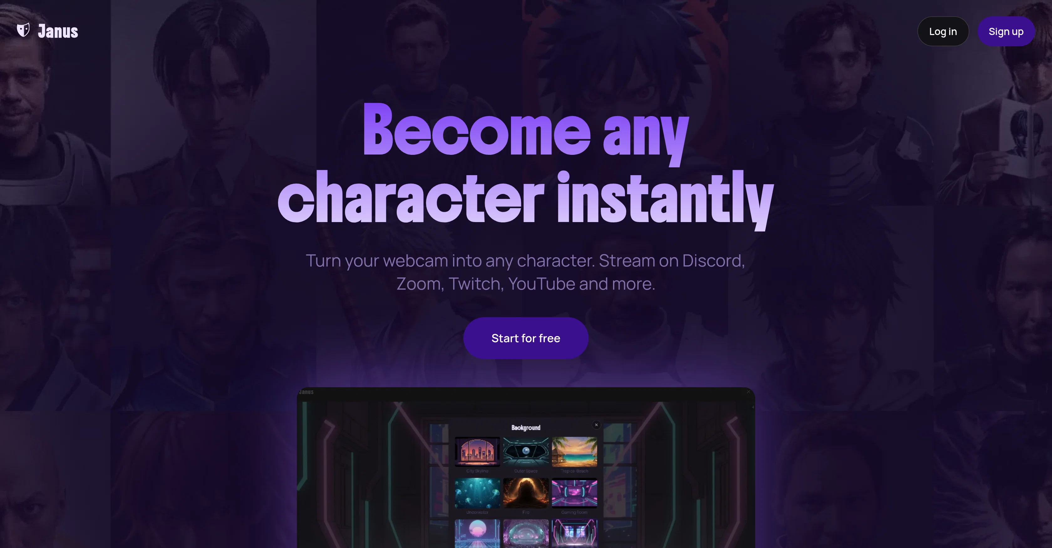 Janus website