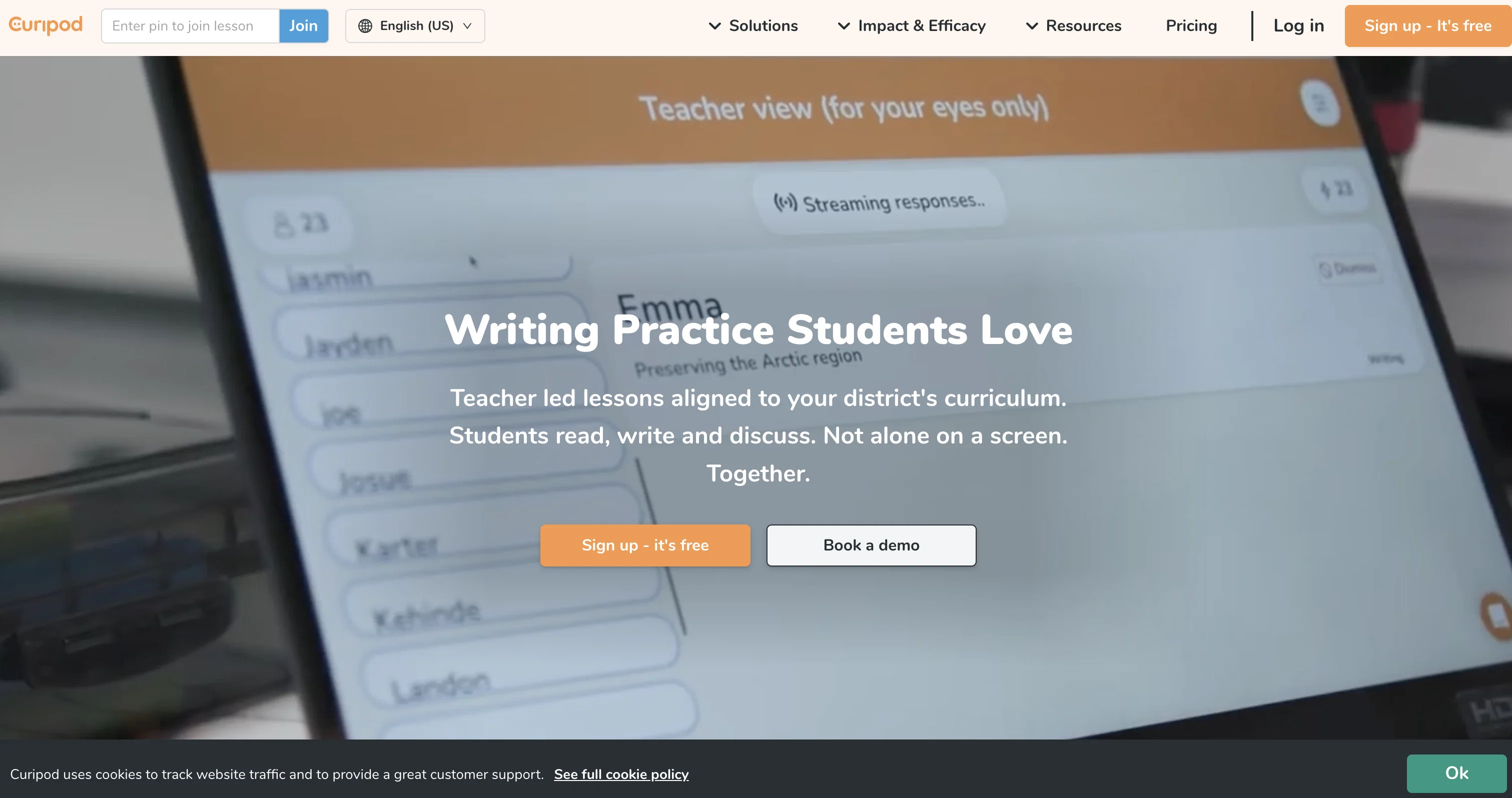 Curipod website