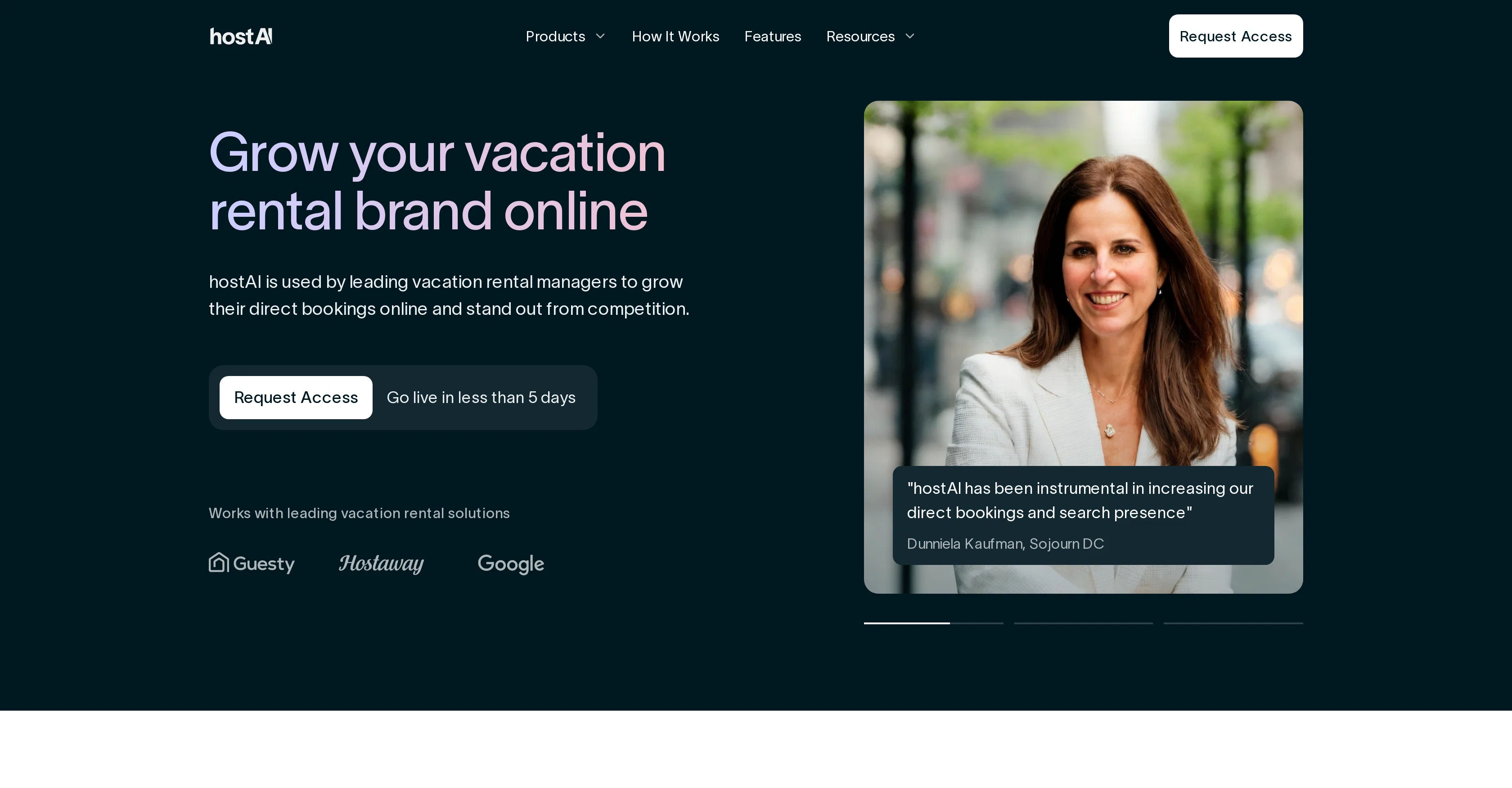 hostAI website