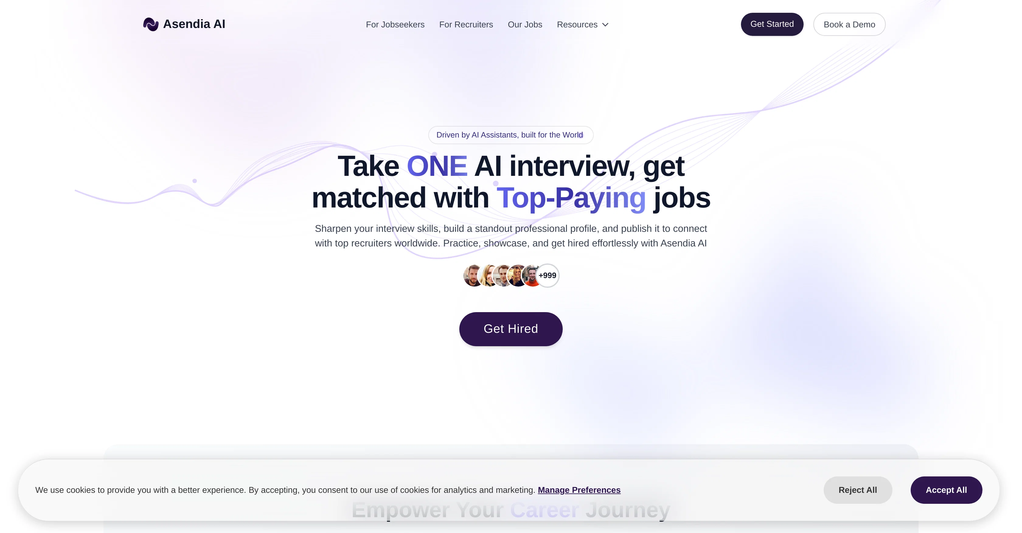 Asendia AI website