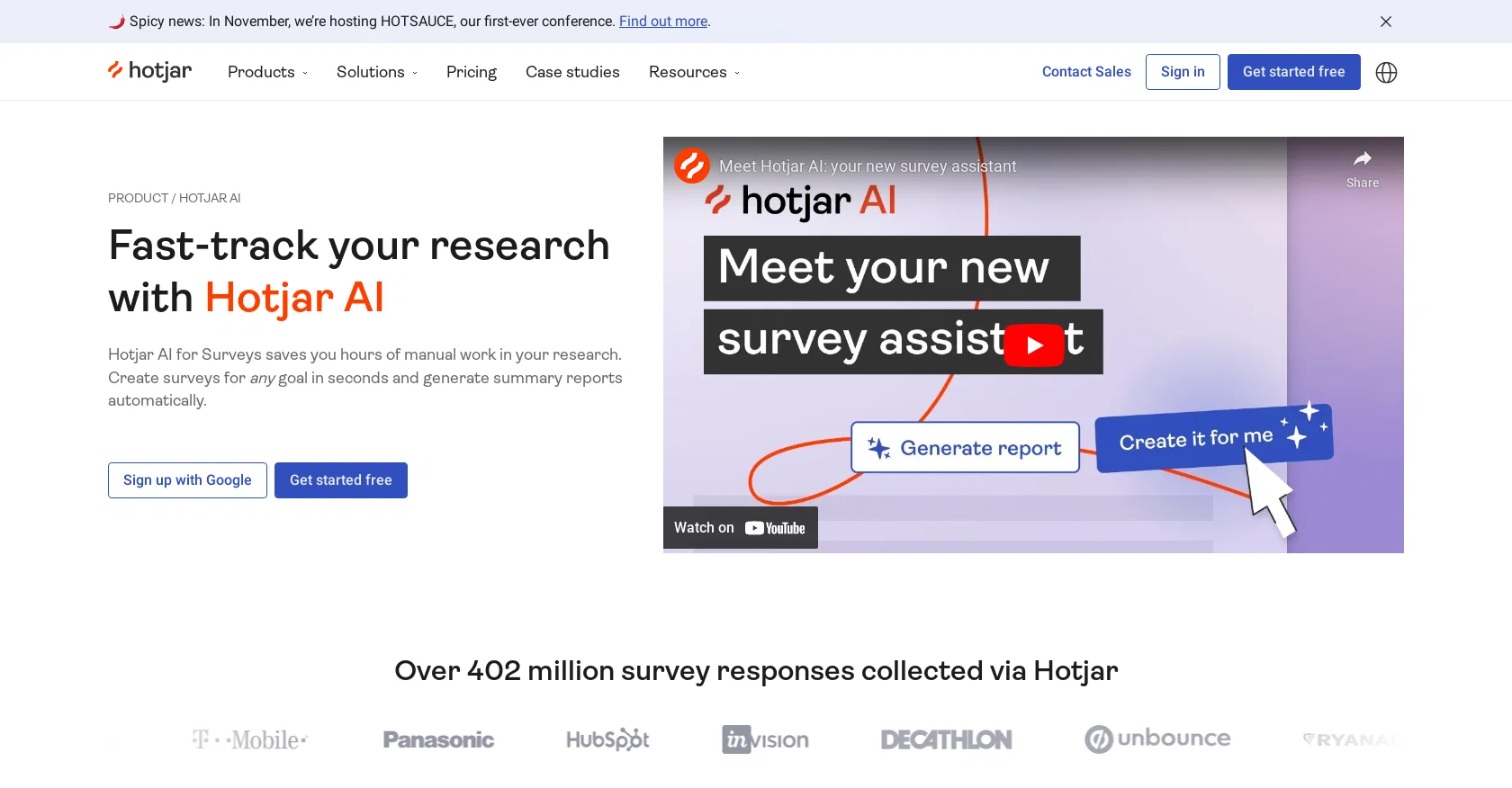 Hotjar website
