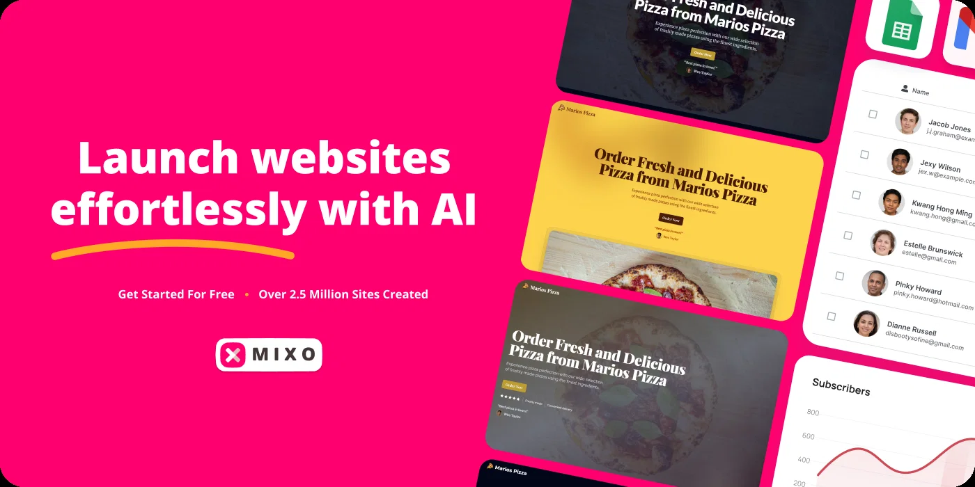 Mixo website