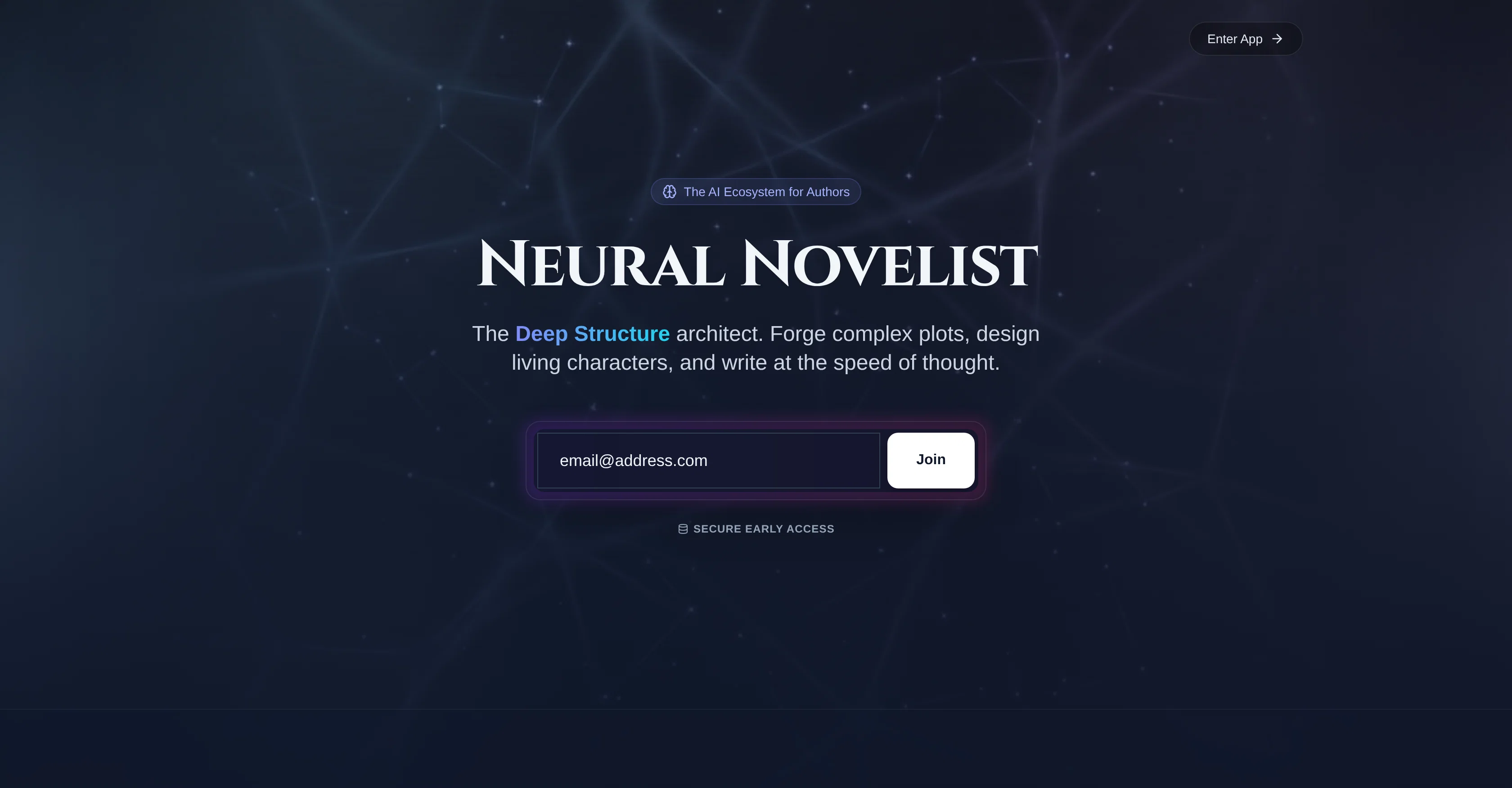 Neural Novelist website