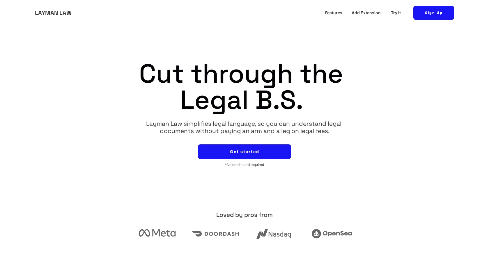 Layman Law website