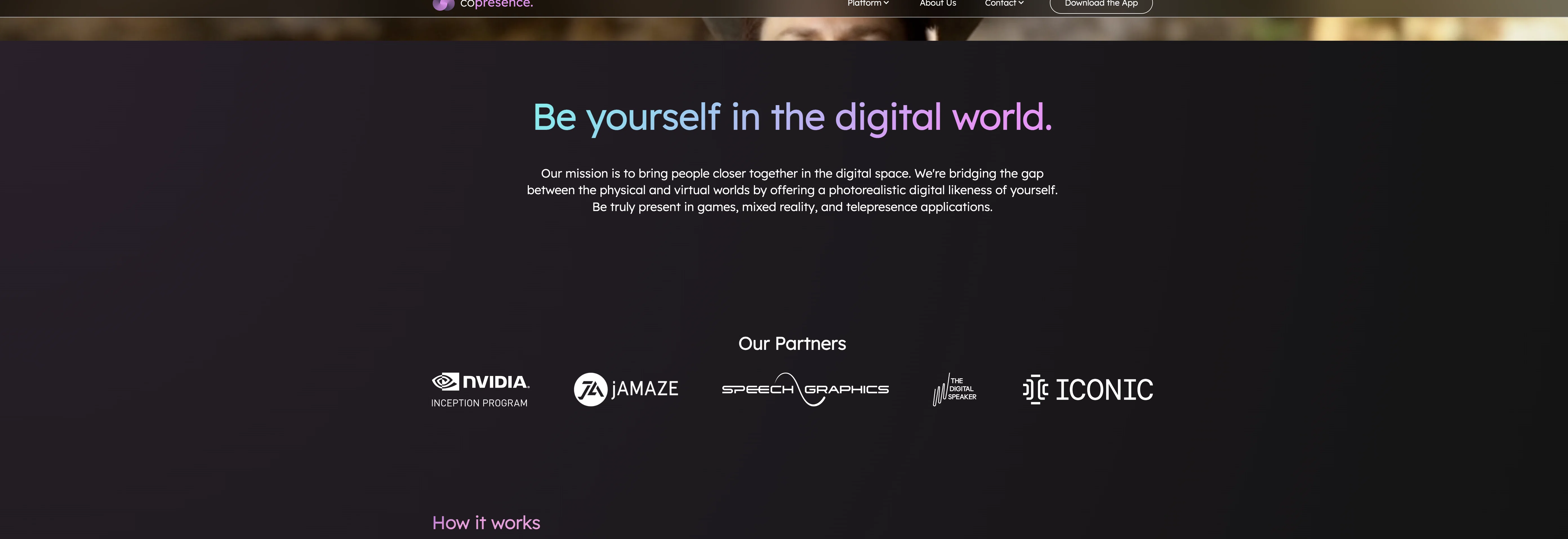 Copresence website