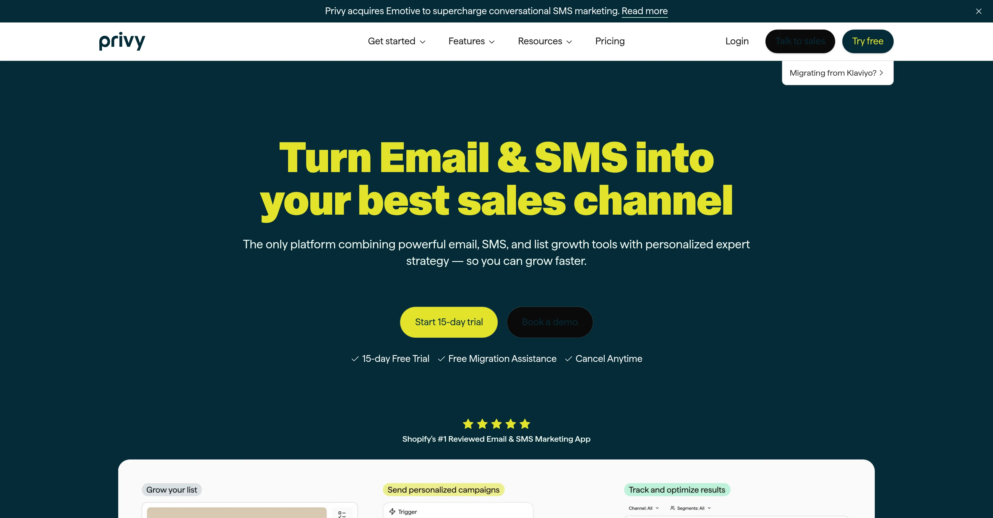 Privy website