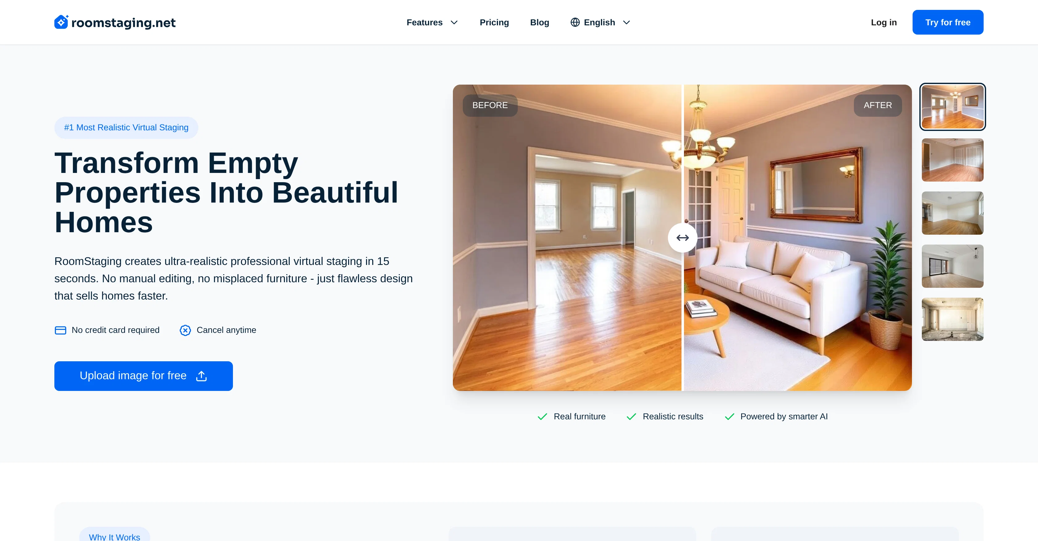 RoomStaging website