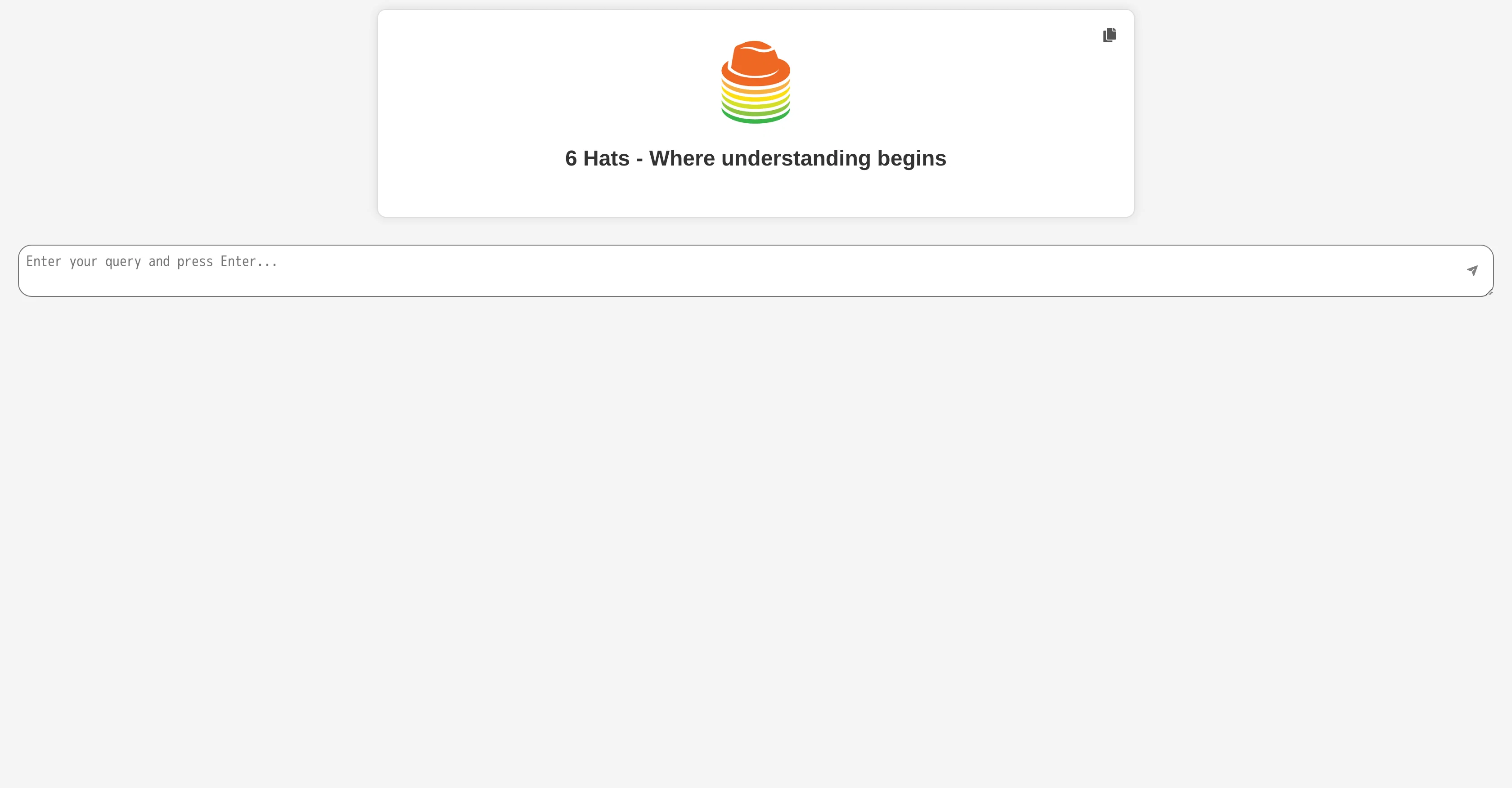 6 Hats website