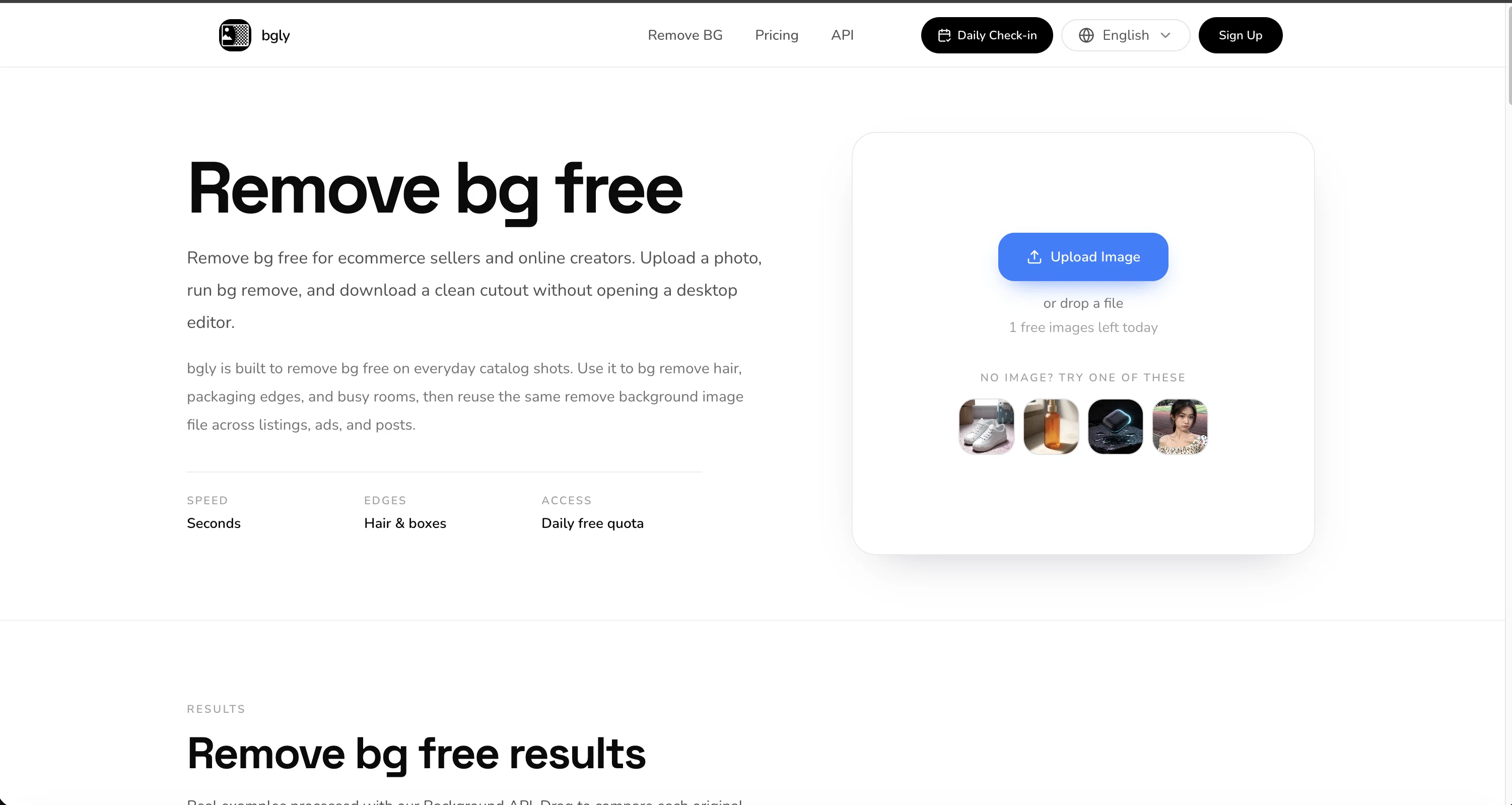 Remove bg website