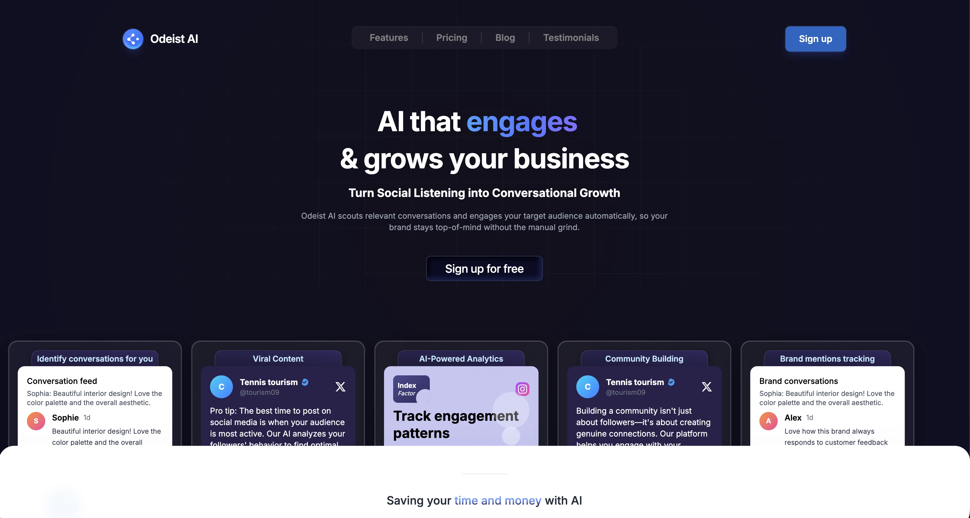 Odeist website