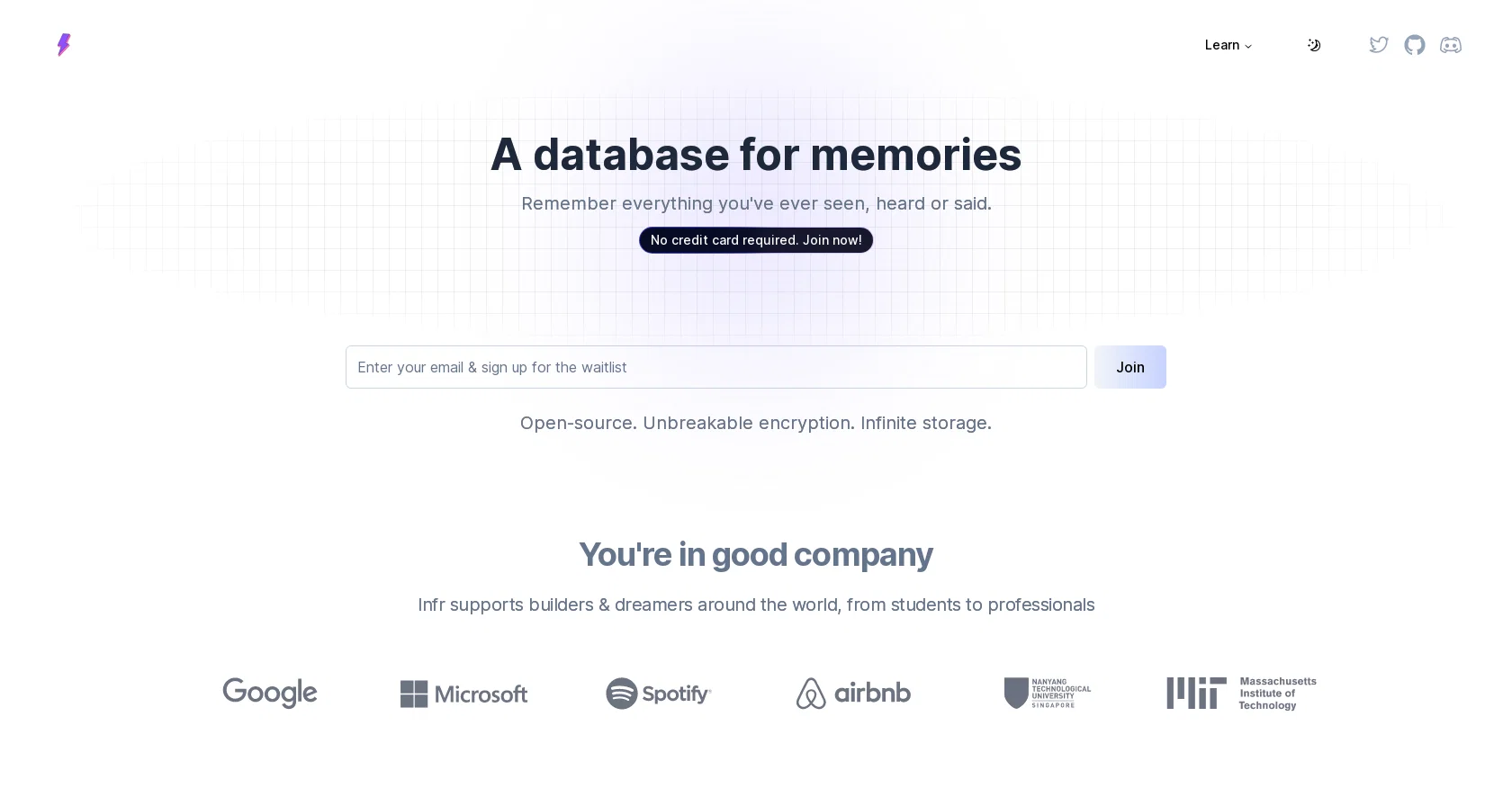 Infr website