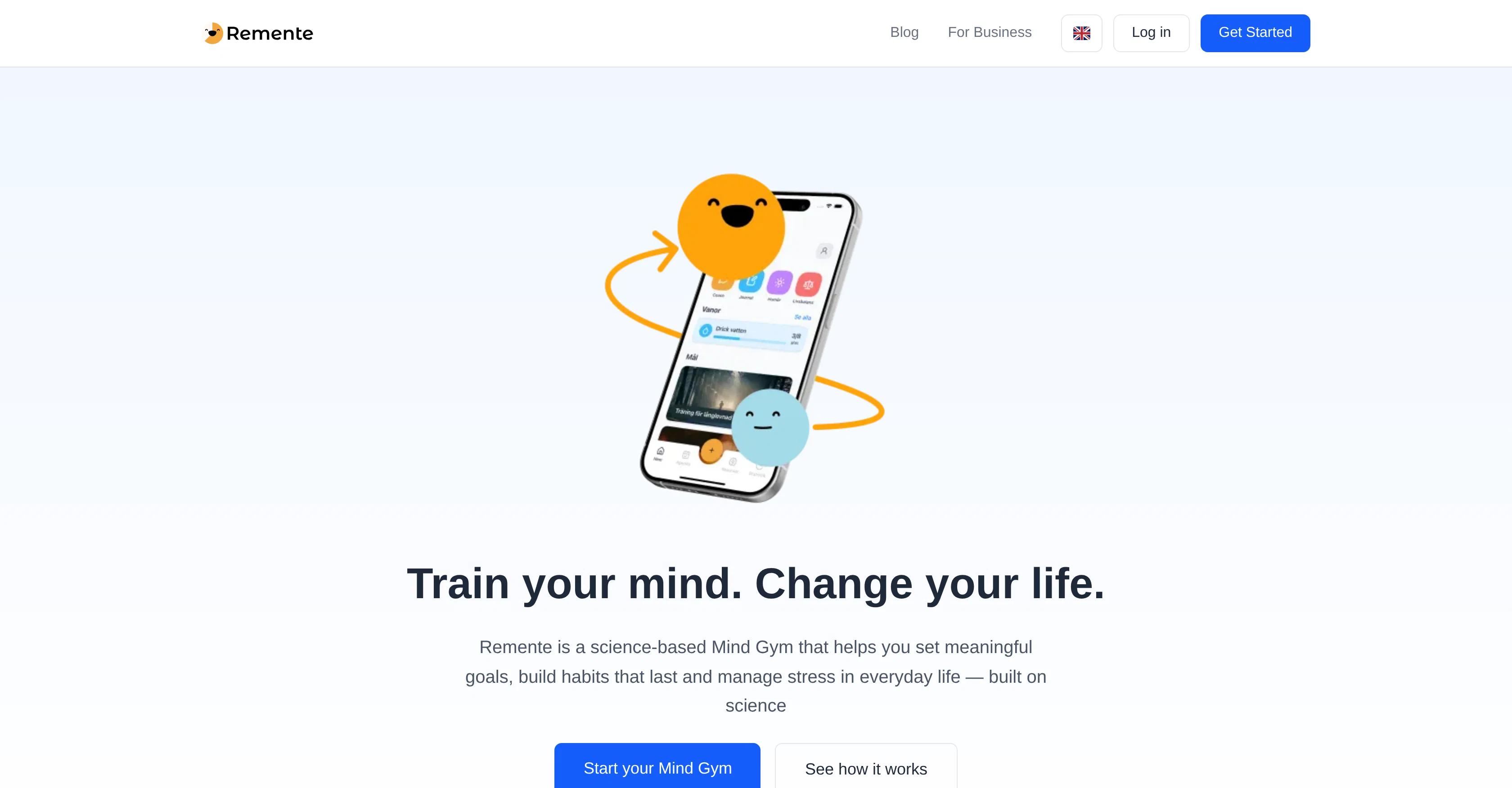 Remente website