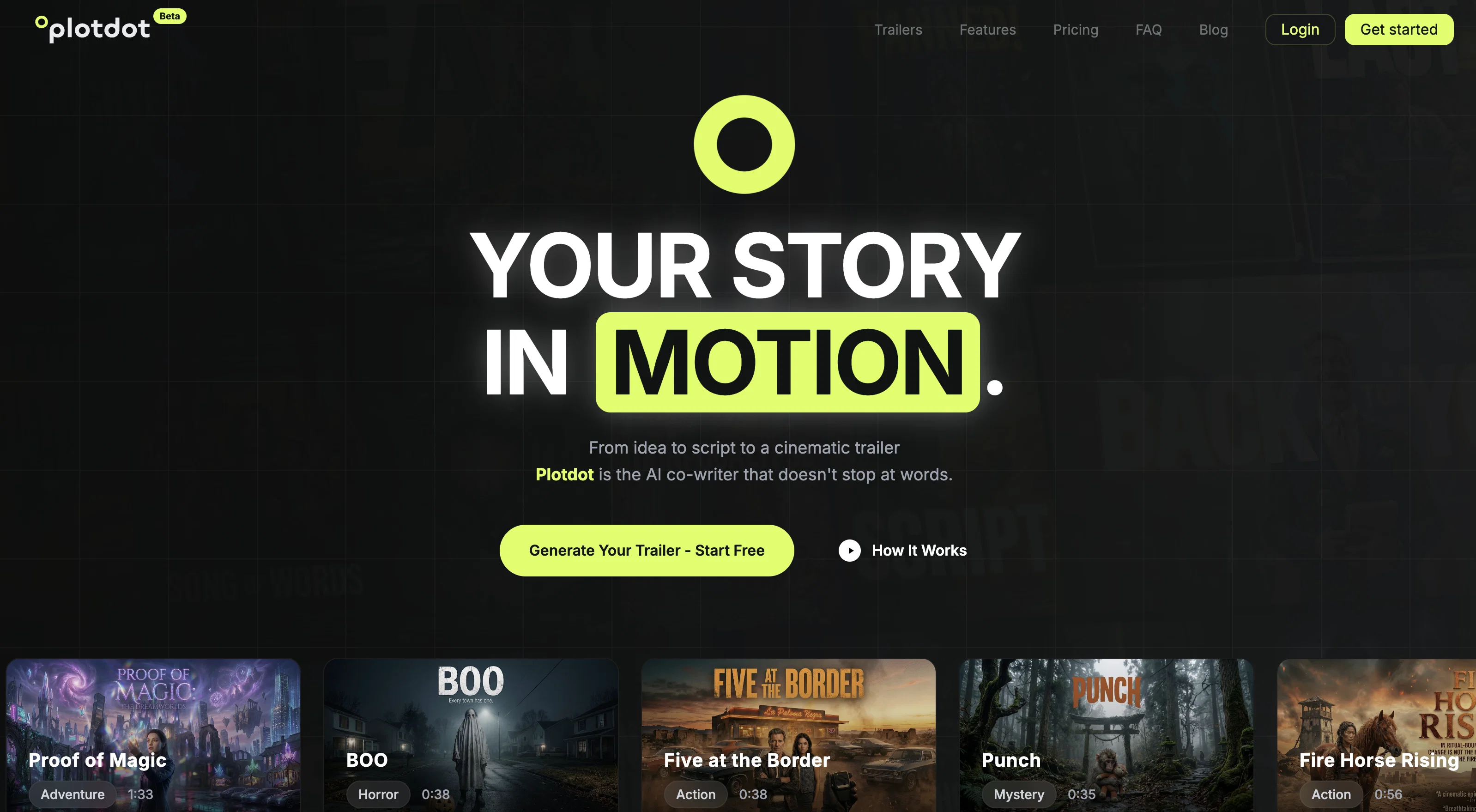 Plotdot website