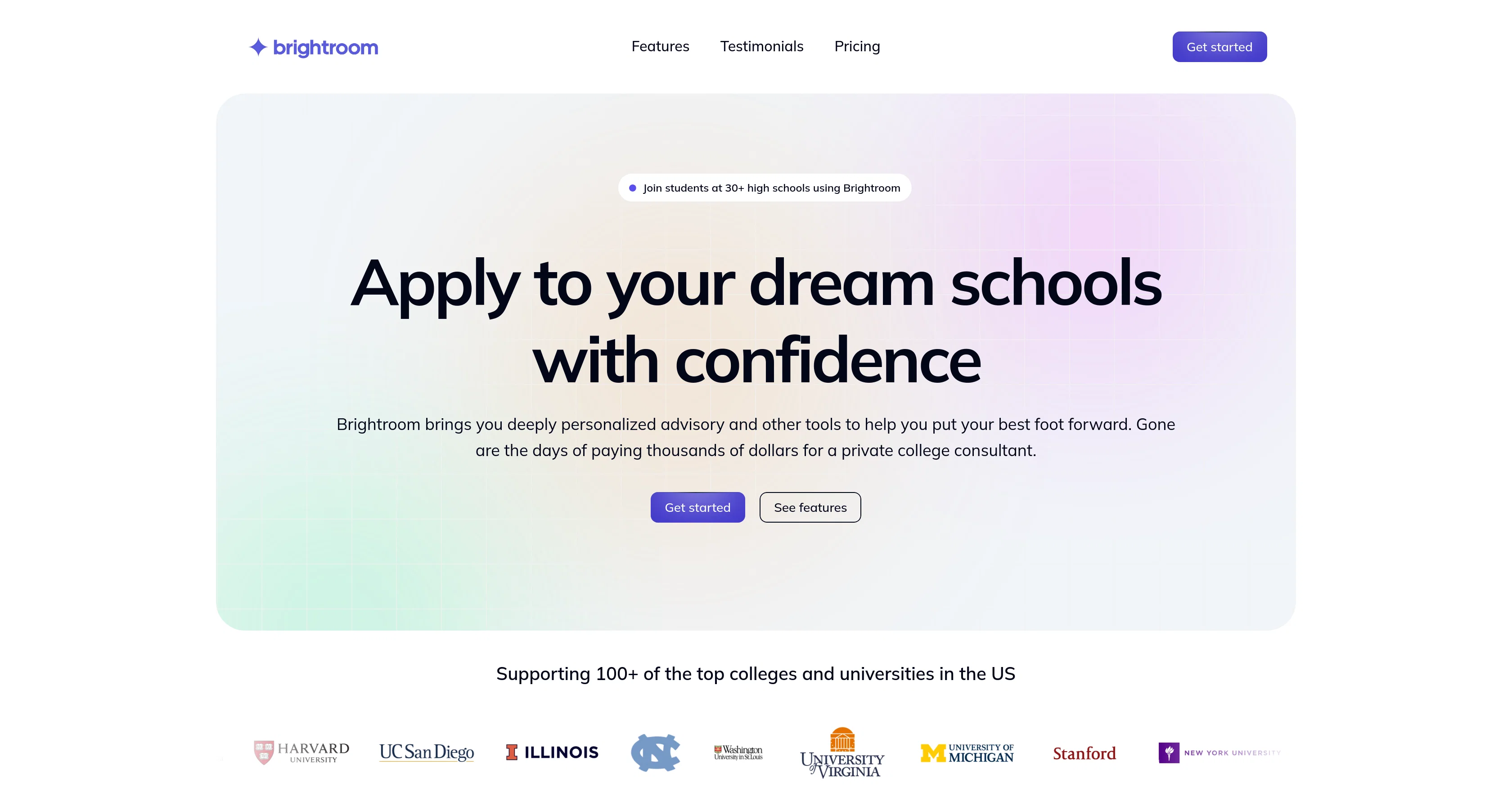 Brightroom AI website
