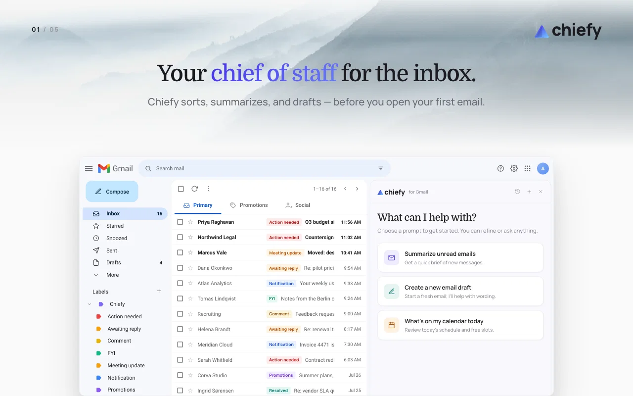 Duet Mail website