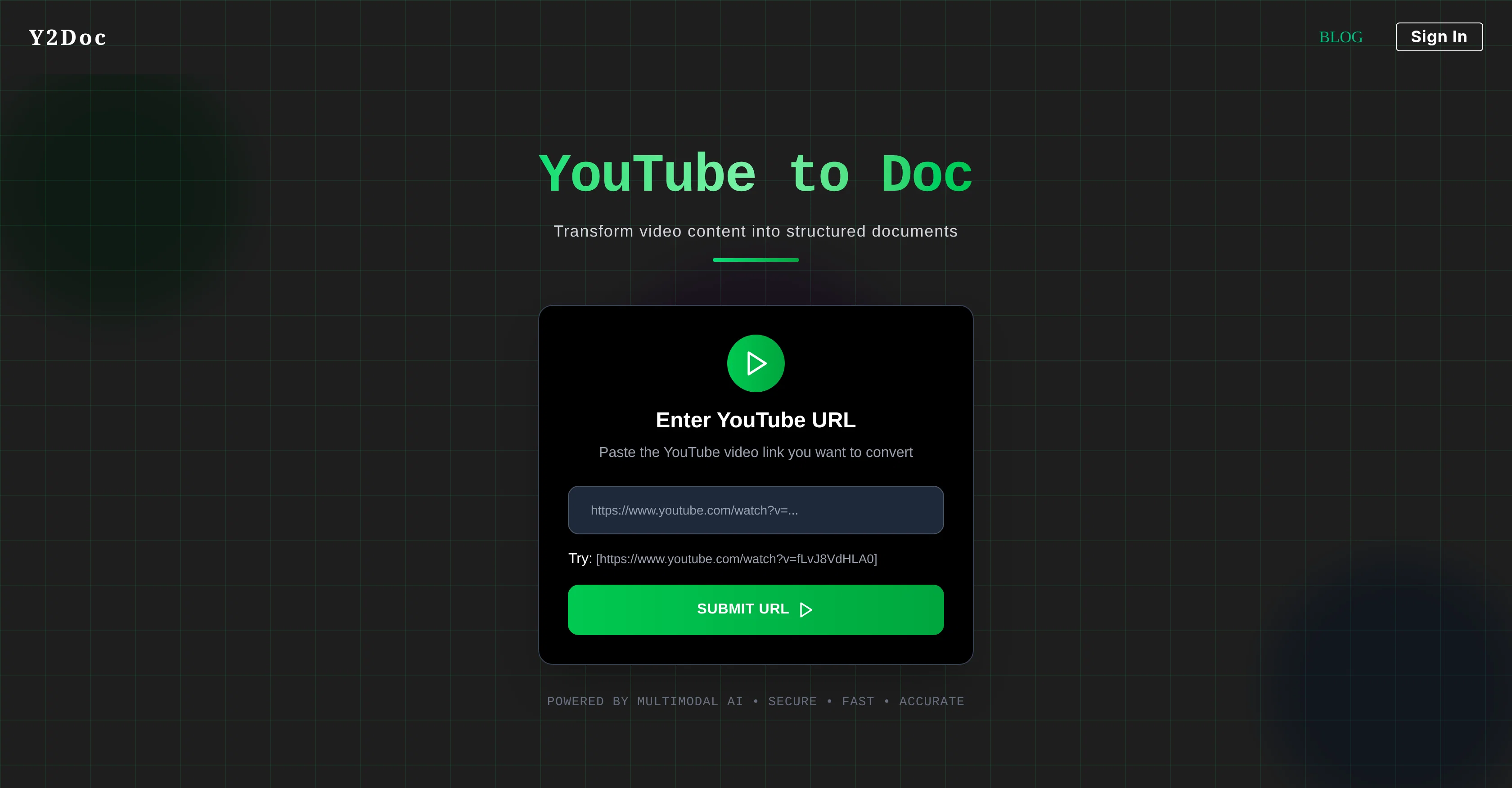 Y2Doc website