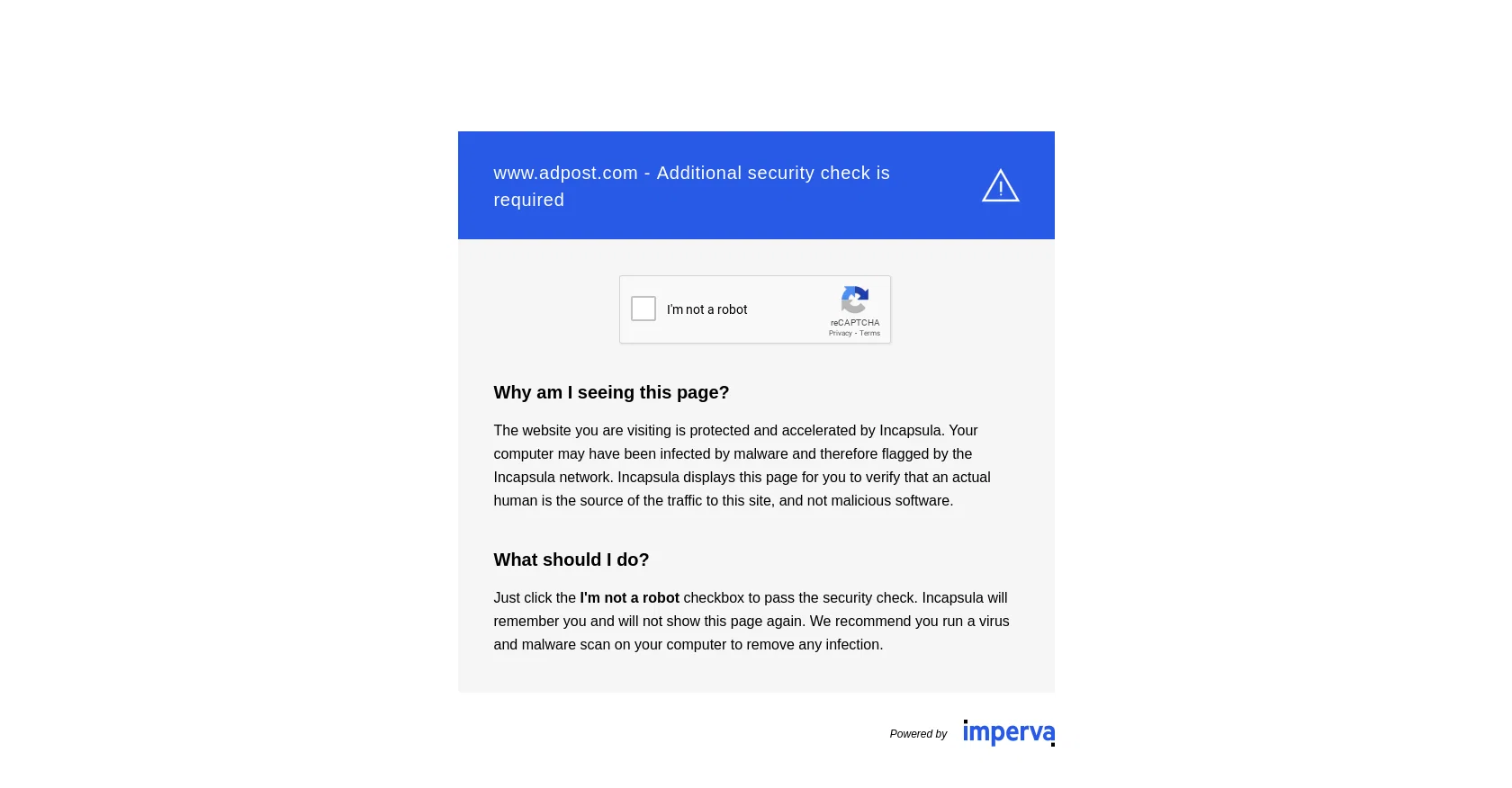 Adpost AI Chatbot website