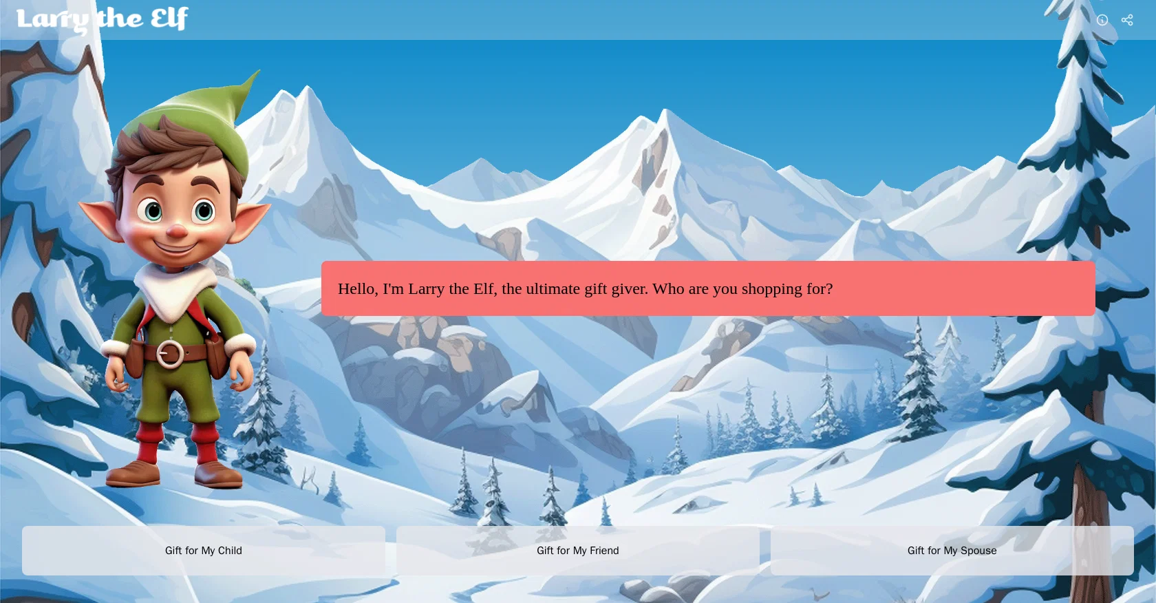 Larry the Elf website